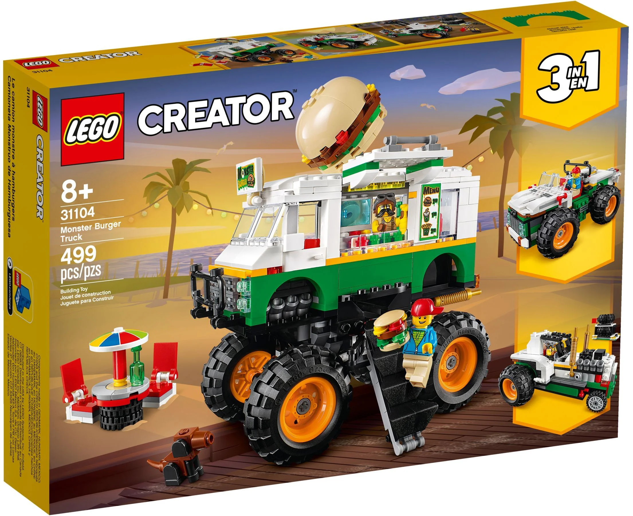 LEGO® 31104 Monster Truck z burgerami - zdjęcie 2