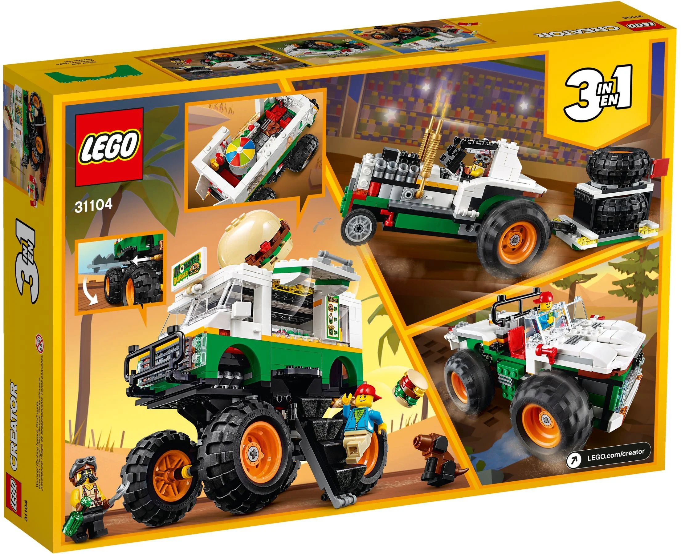 LEGO® 31104 Monster Truck z burgerami - zdjęcie 5