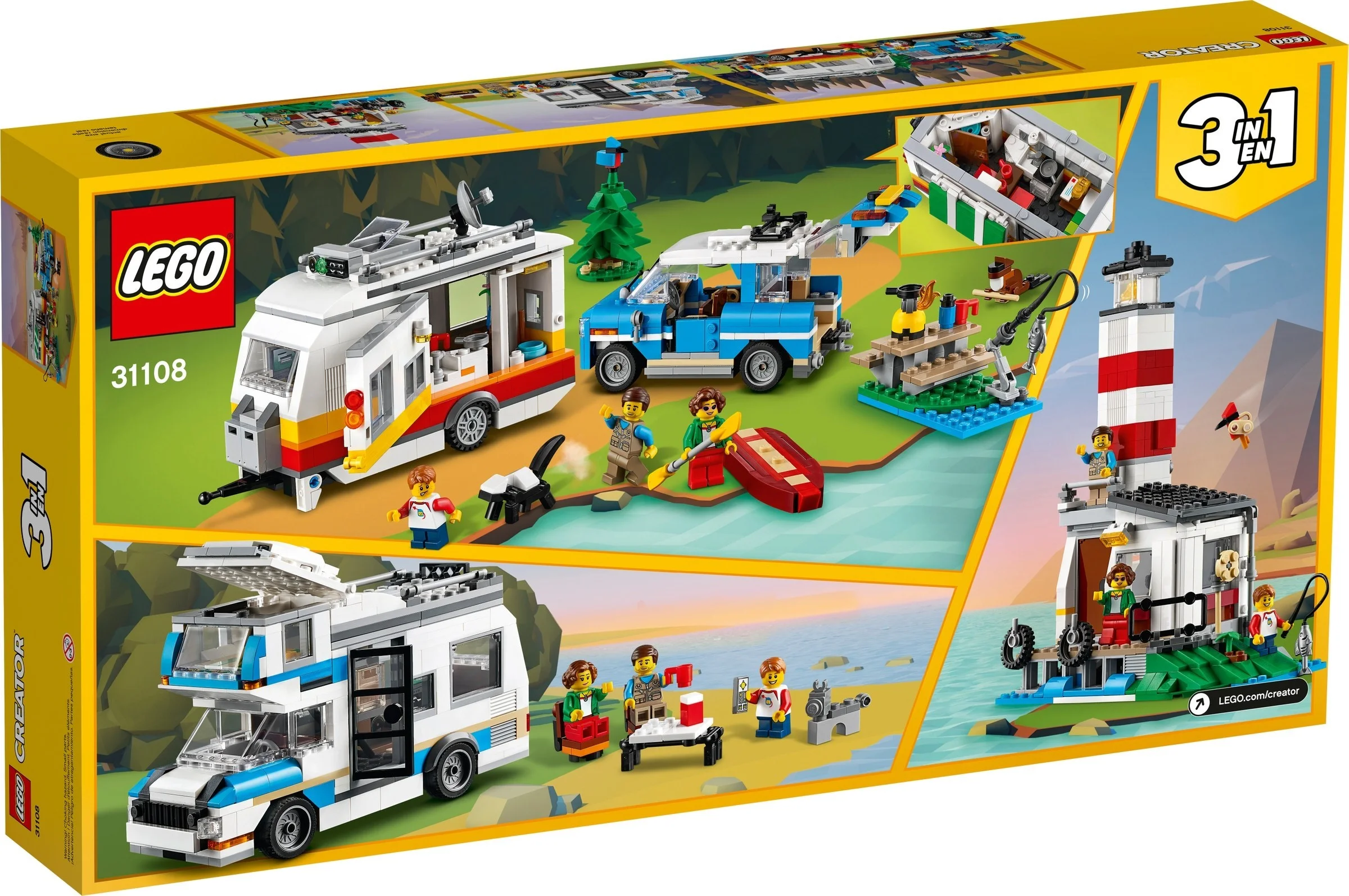 LEGO® 31108 Wakacyjny kemping z rodziną - zdjęcie 3