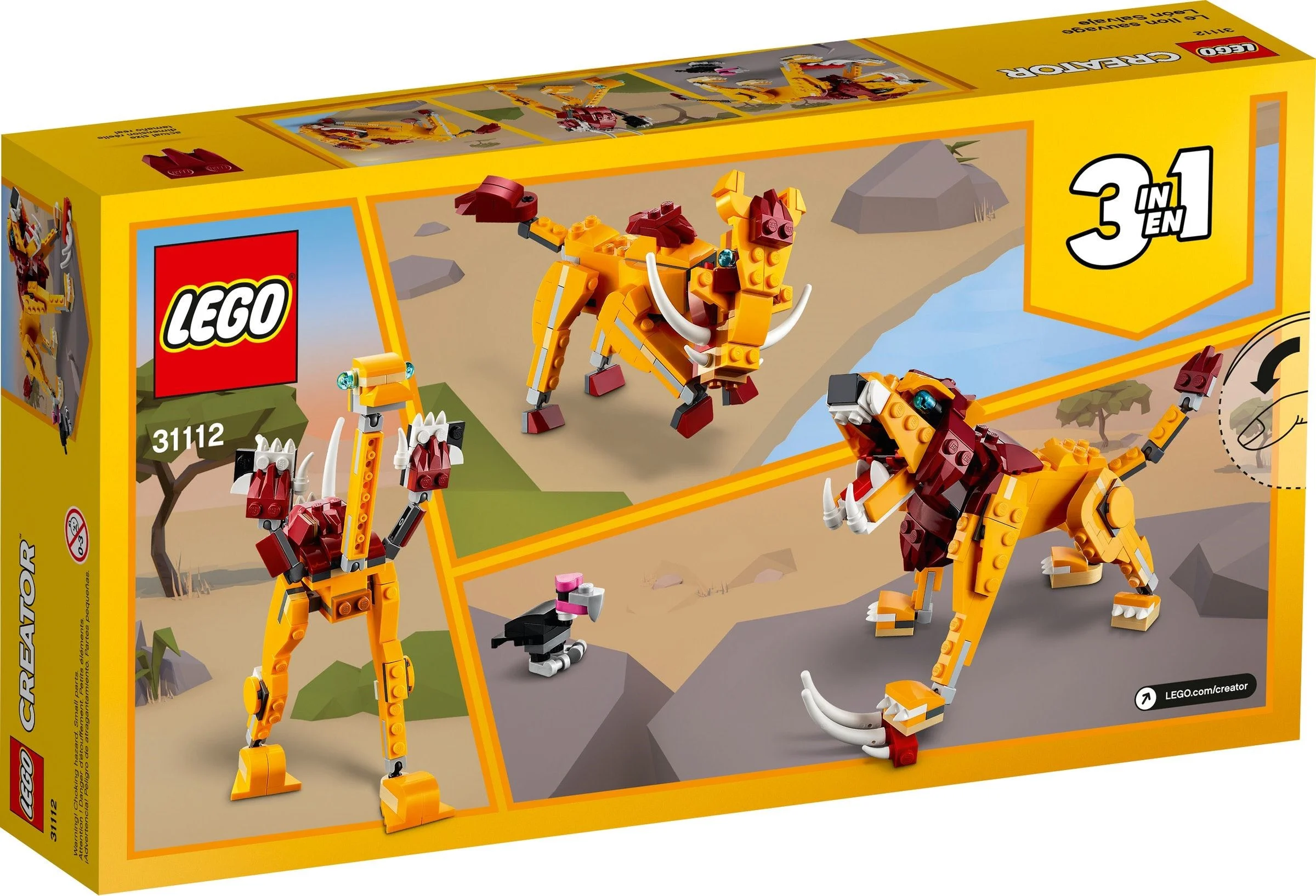LEGO® 31112 3 w 1 Dziki lew - zdjęcie 11