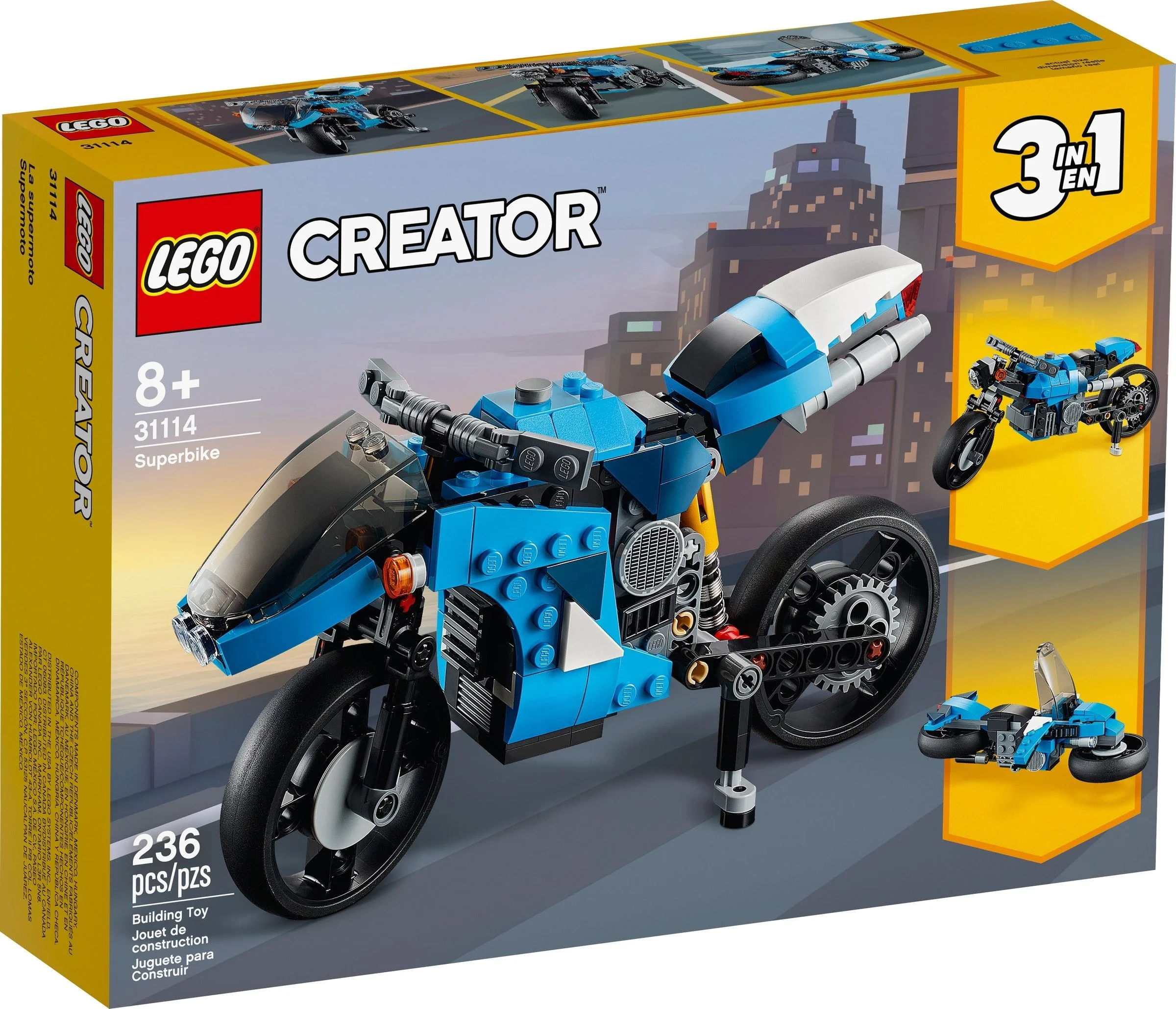 LEGO® 31114 Creator 3w1 Supermotocykl Motor Motocykl - zdjęcie 1