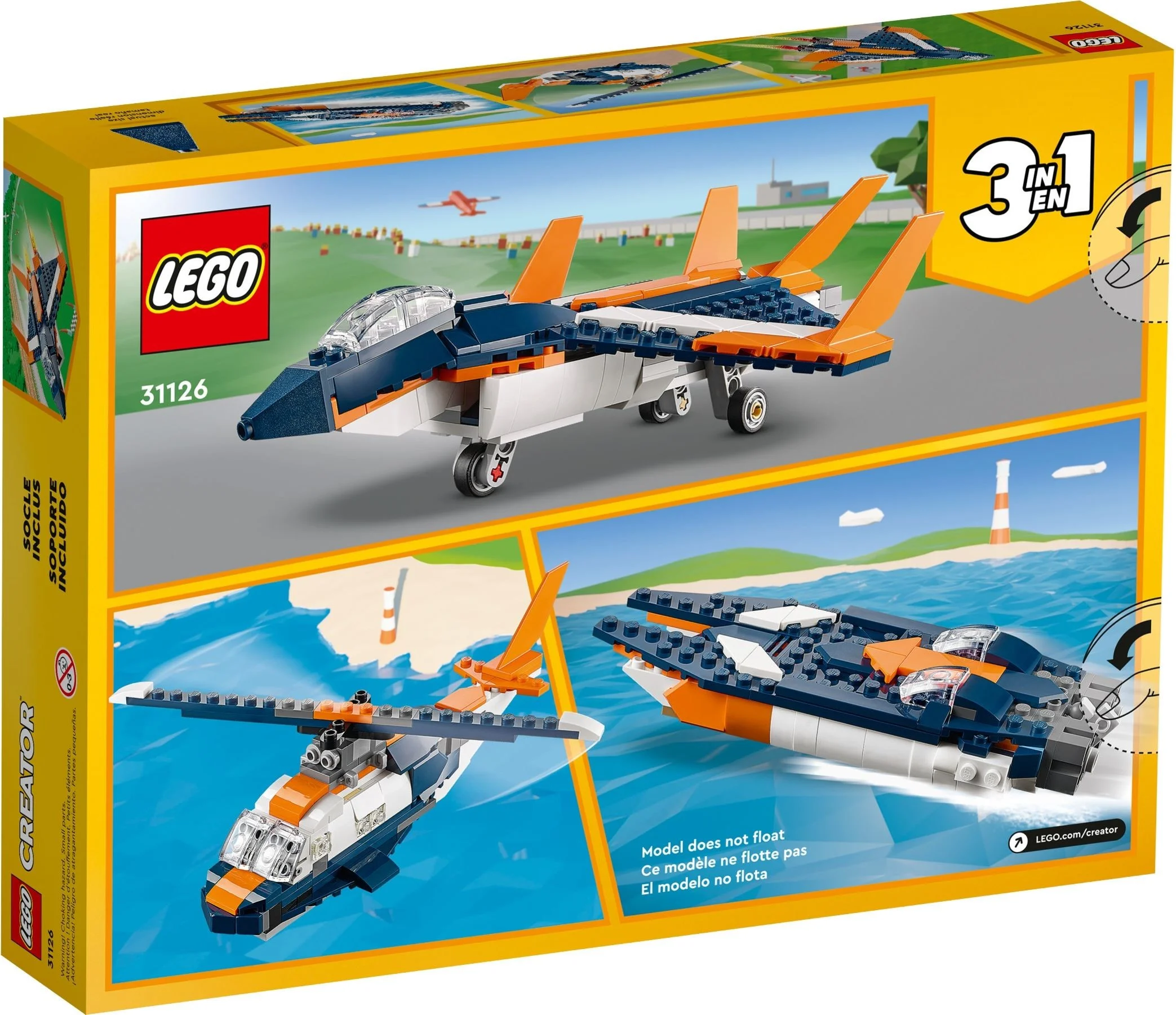 LEGO® 31126 Odrzutowiec naddźwiękowy - zdjęcie 9