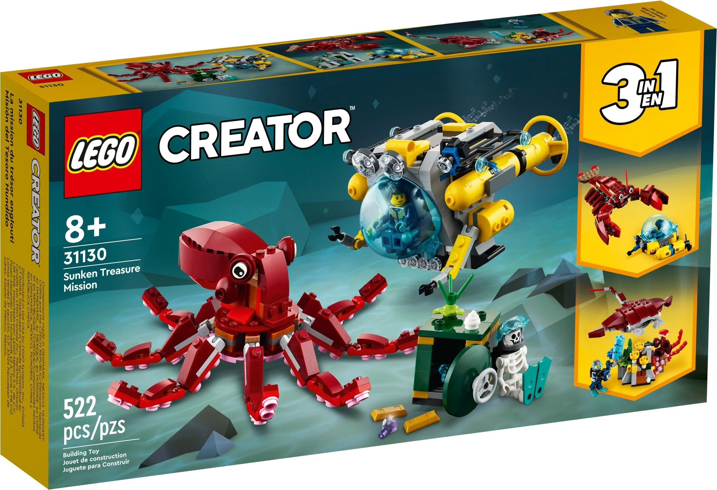 LEGO® 31130 LEGO Creator Wyprawa po zatopiony skarb - zdjęcie 1