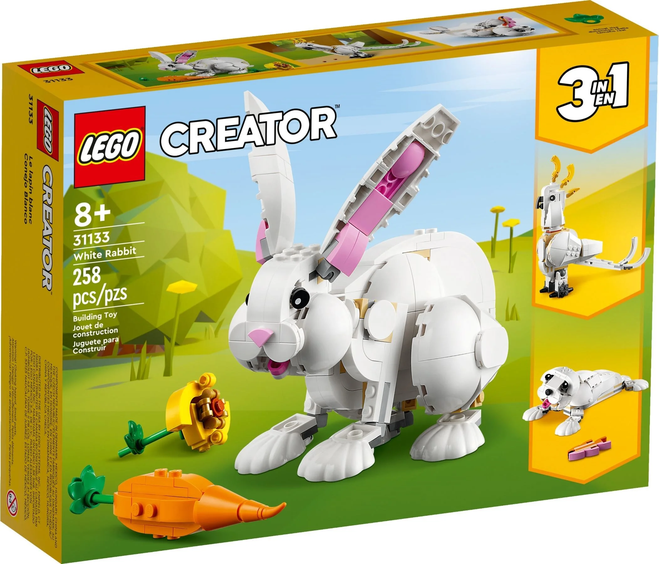 LEGO® 31133 Creator 3 w 1 Biały Królik - zdjęcie 1