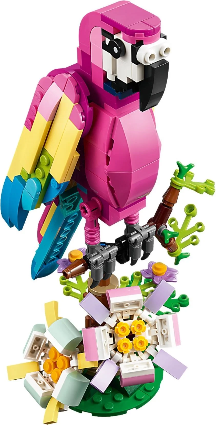 LEGO® 31144 Creator 3w1 Egzotyczna Różowa Papuga Zwierzęta - zdjęcie 5
