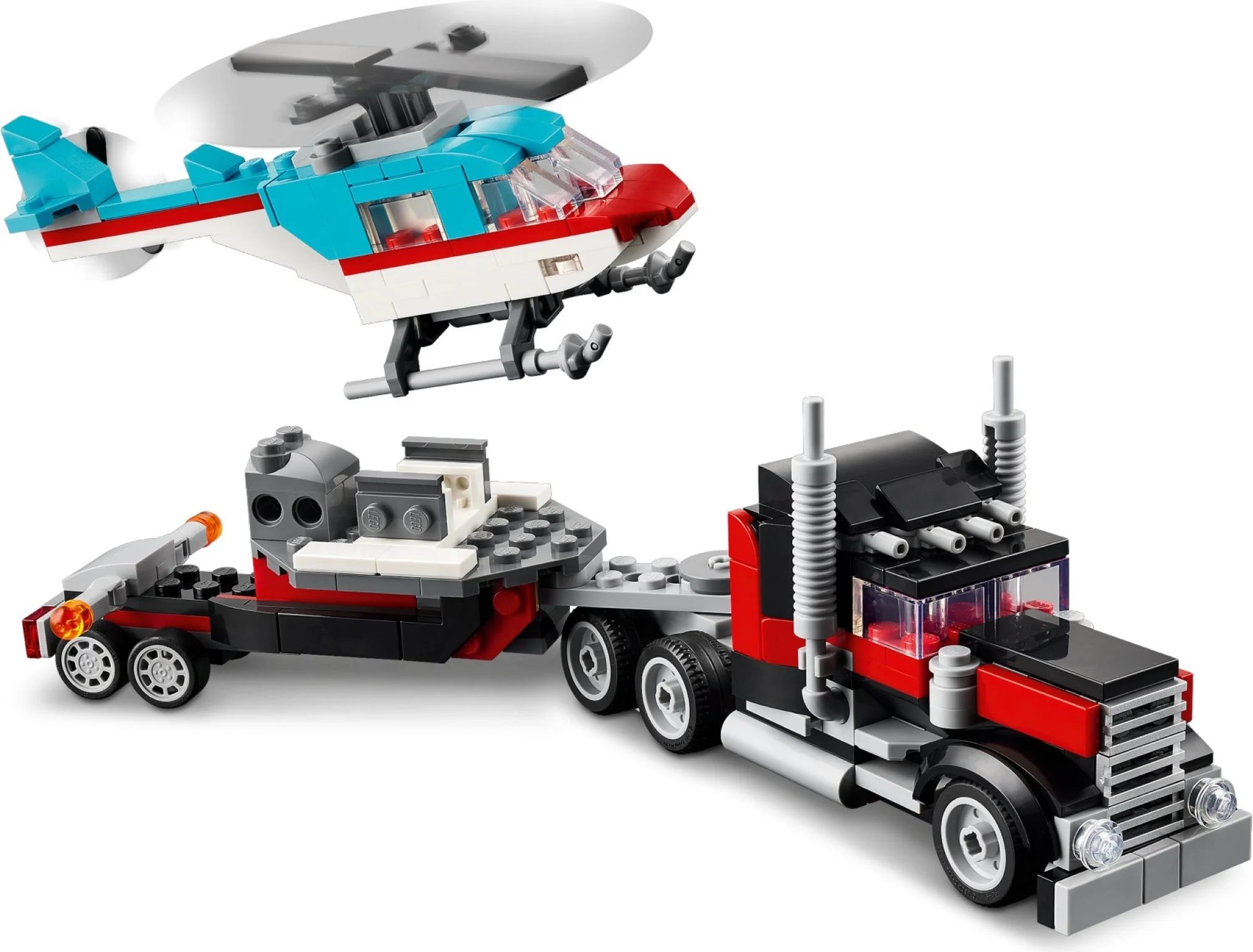 LEGO® 31146 Ciężarówka z platformą i helikopterem - zdjęcie 5