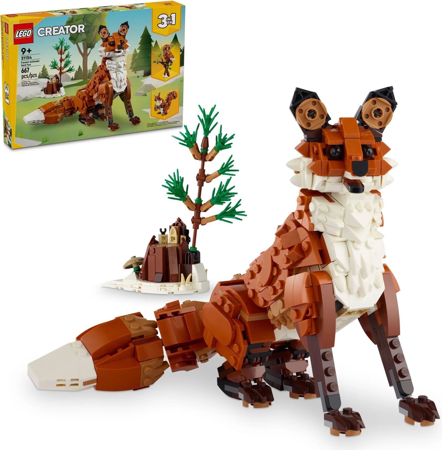 LEGO® 31154 Leśne zwierzęta: Czerwony lis - zdjęcie 2