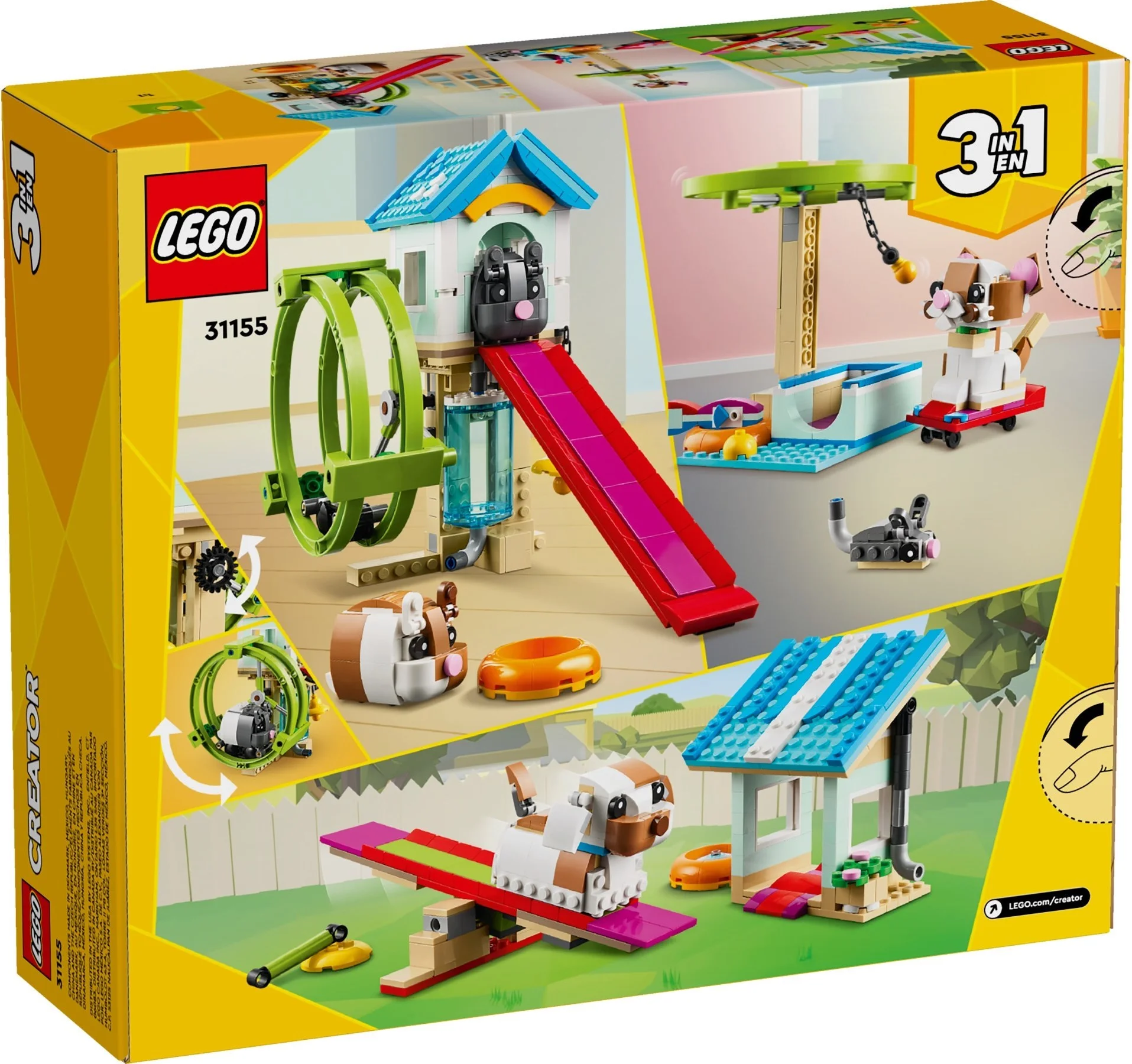 LEGO® 31155 3 w 1 31146 Ciężarówka z platformą i helikopterem - zdjęcie 9