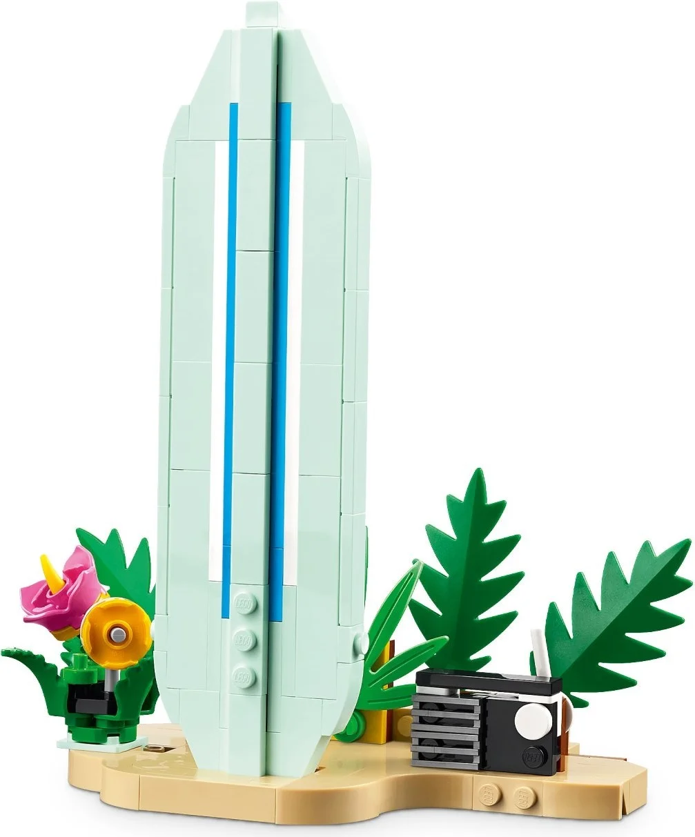 LEGO® 31156 3 w 1 Tropikalne Ukulele Papuga Kwiat Windsurfing - zdjęcie 6