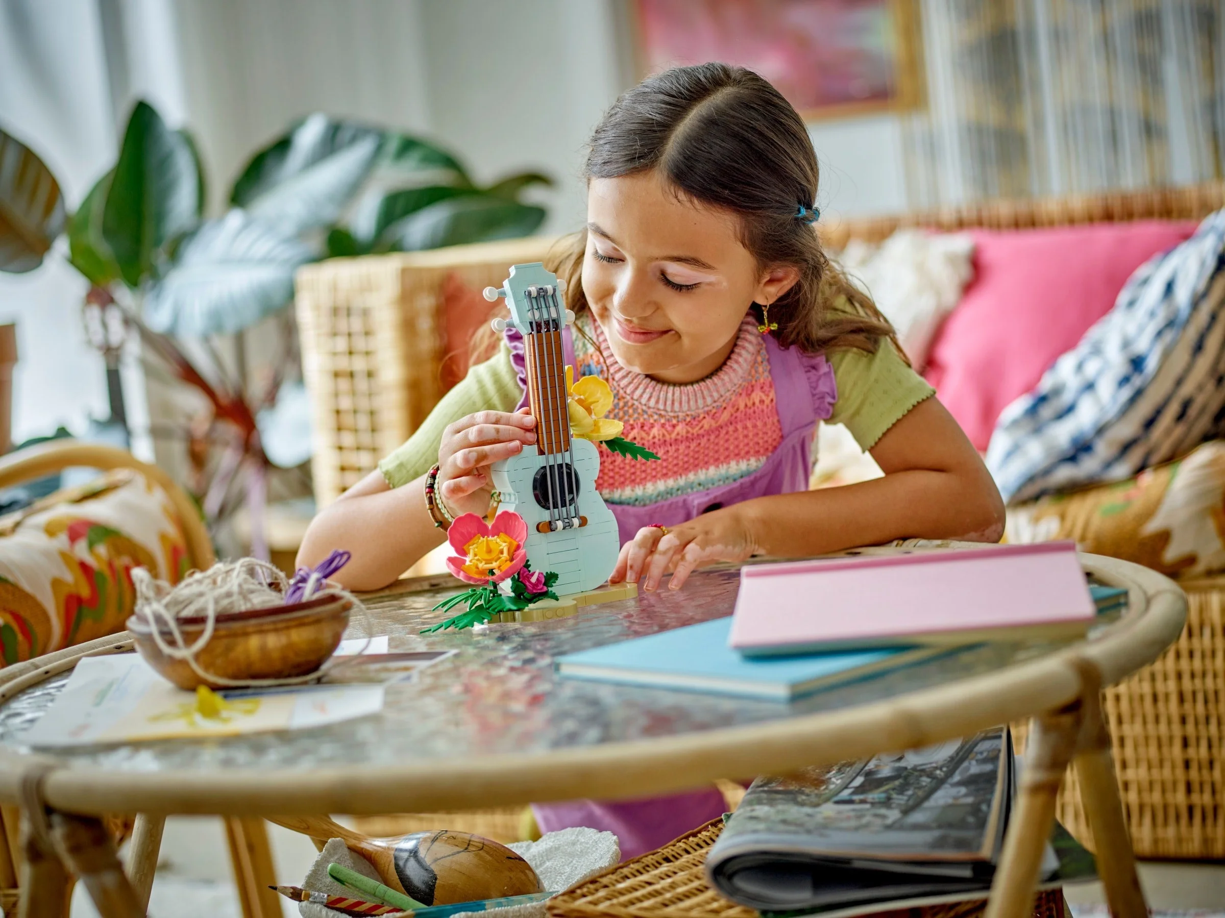 LEGO® 31156 3 w 1 Tropikalne Ukulele Papuga Kwiat Windsurfing - zdjęcie 11