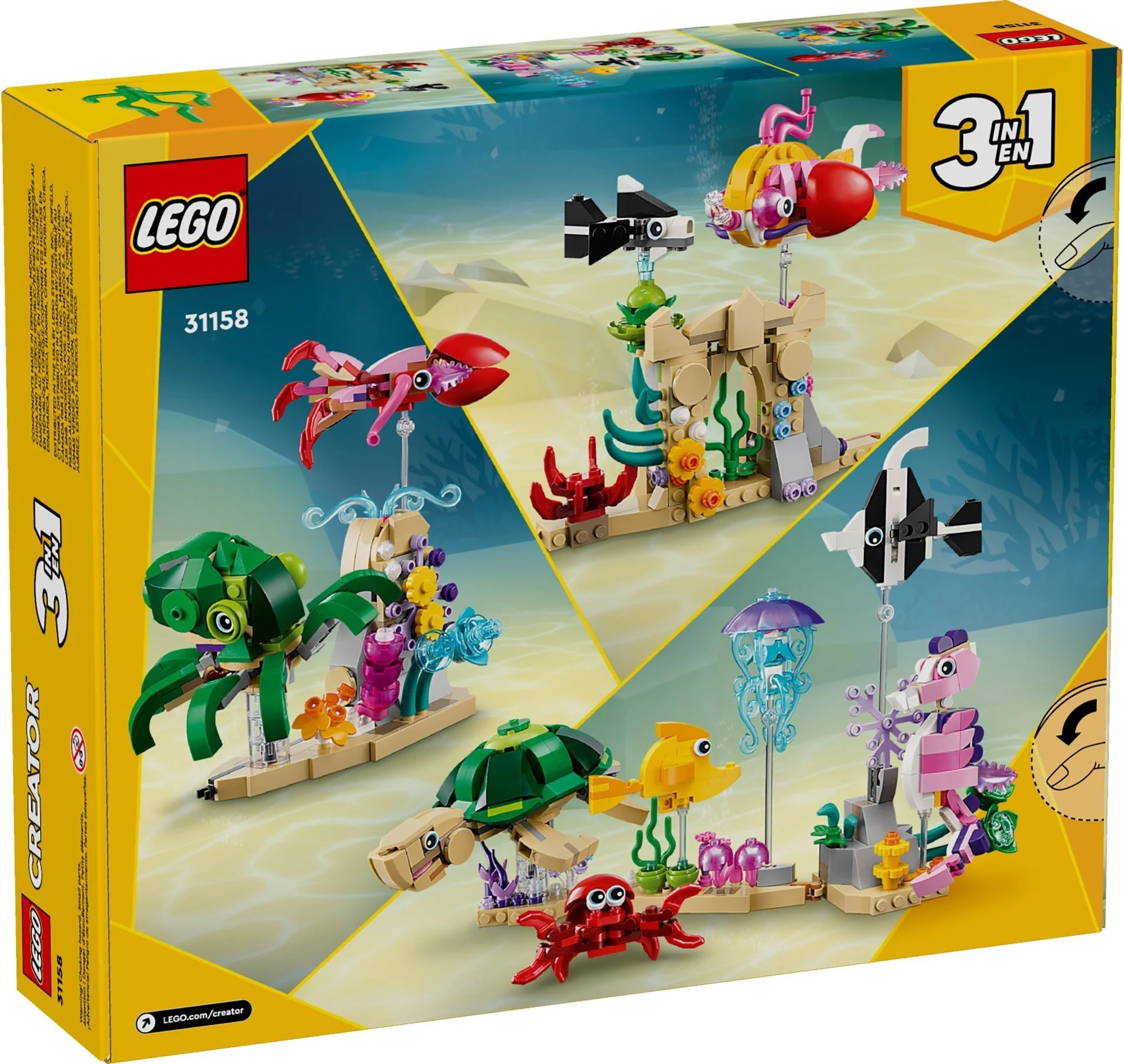 LEGO® 31158 LEGO Creator Zwierzęta morskie - zdjęcie 3