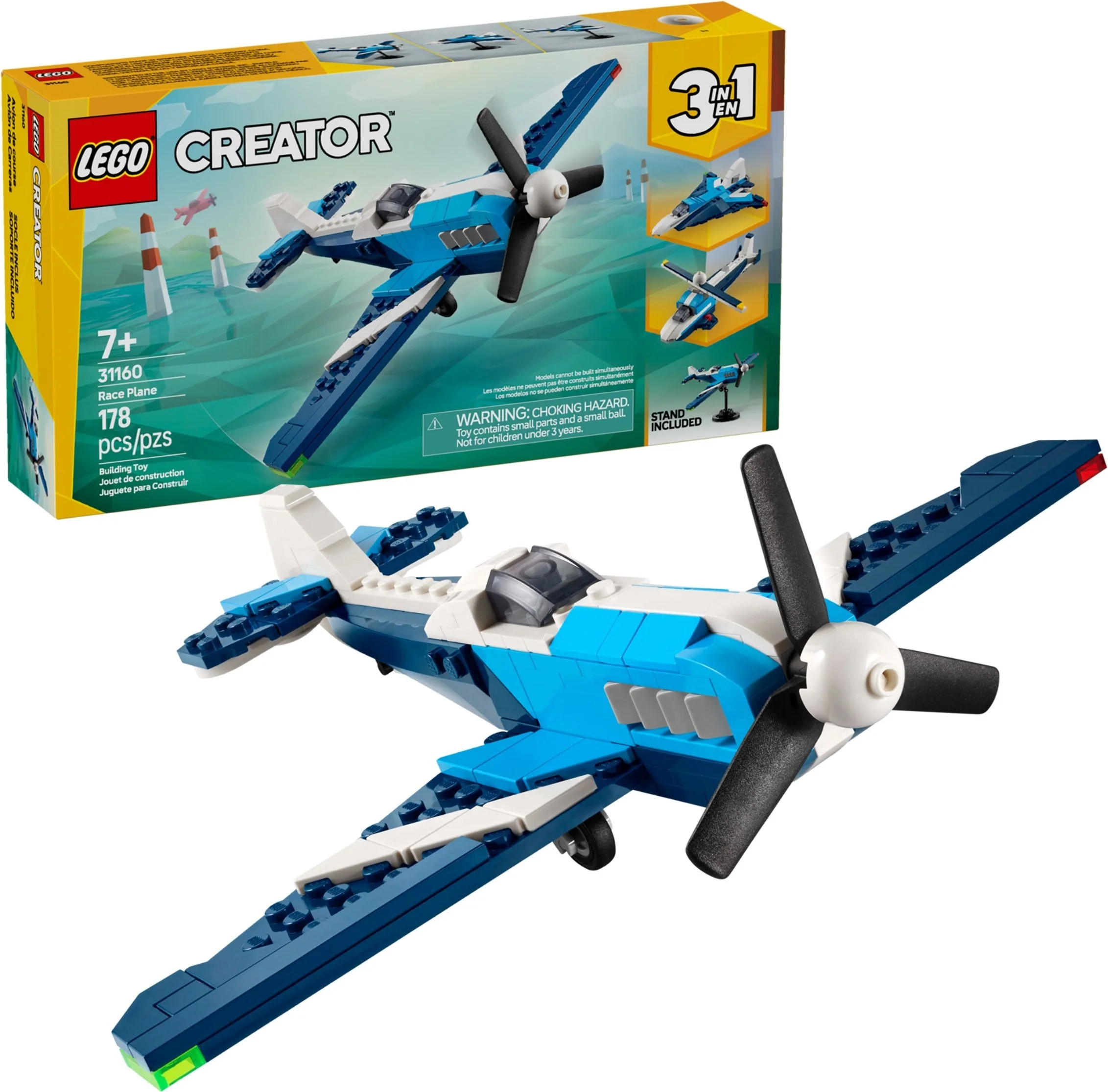 LEGO® 31160 Statek powietrzny: samolot wyścigowy - zdjęcie 6