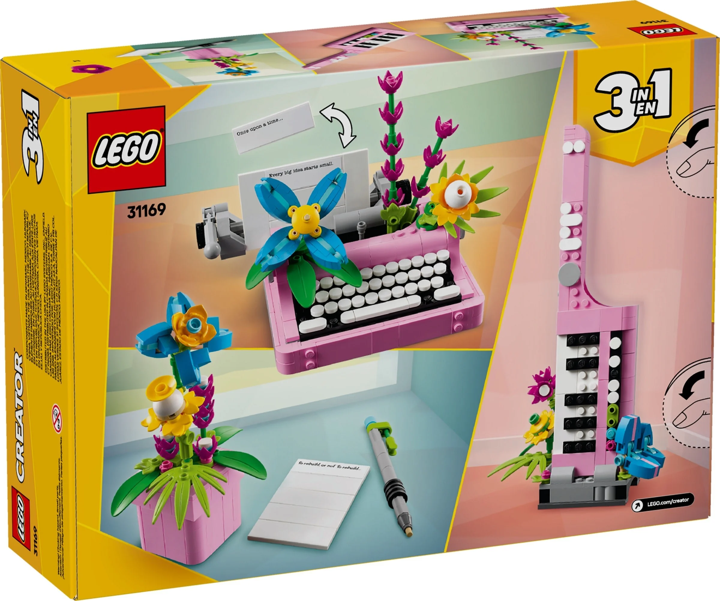 LEGO® 31169 Maszyna do pisania z kwiatami - zdjęcie 2