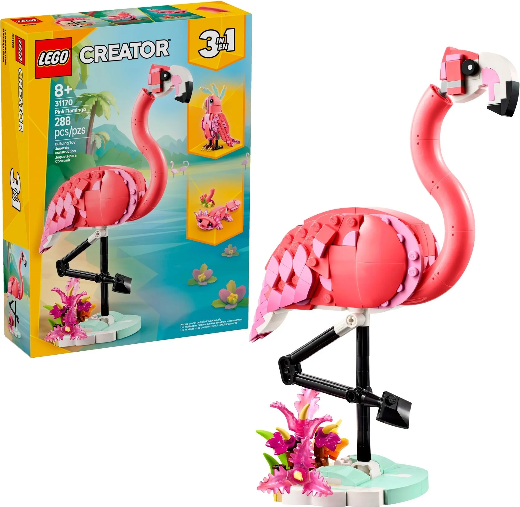 LEGO® 31170 Dzikie zwierzęta: różne flaming - zdjęcie 5