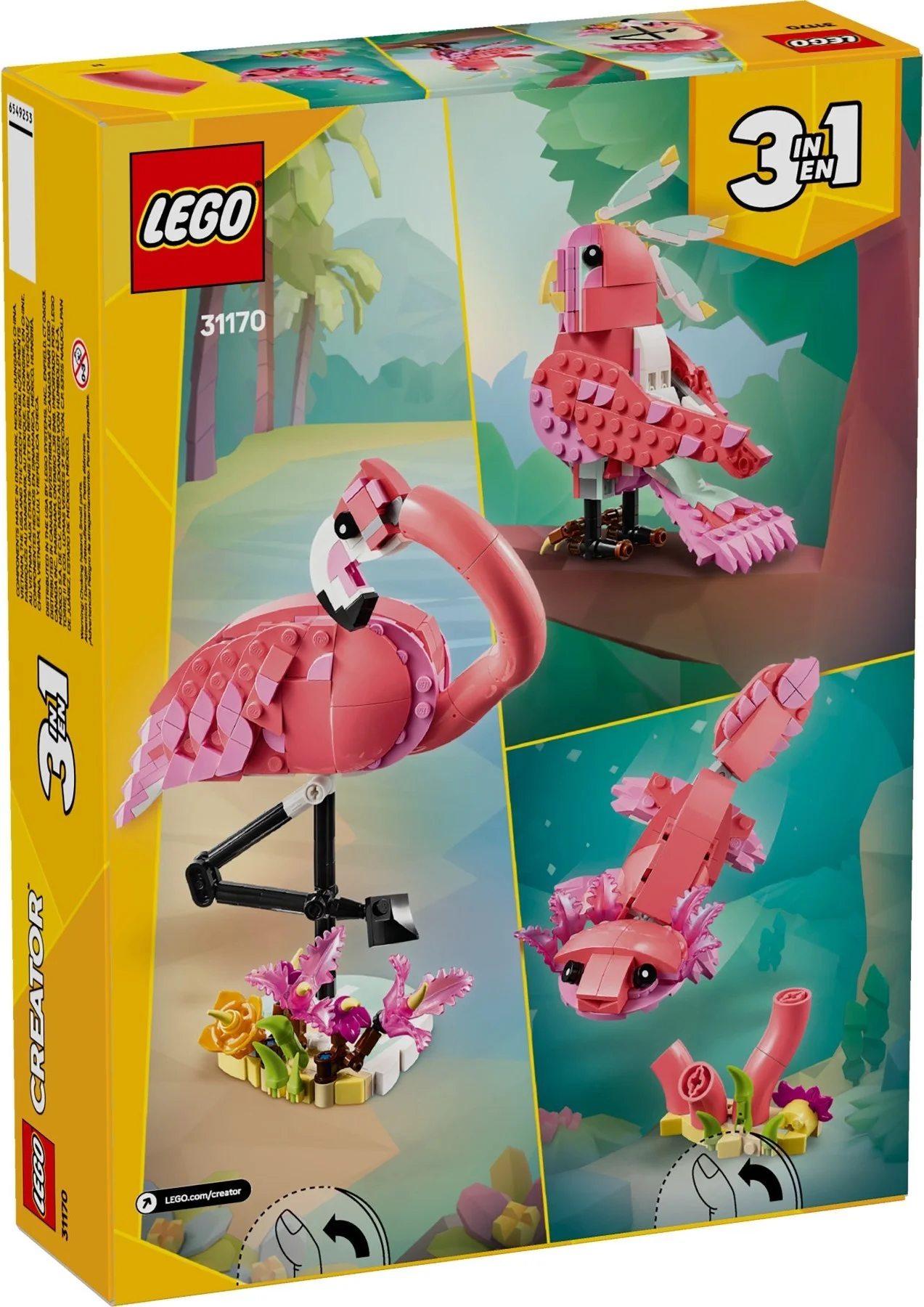 LEGO® 31170 Dzikie zwierzęta: różne flaming - zdjęcie 1
