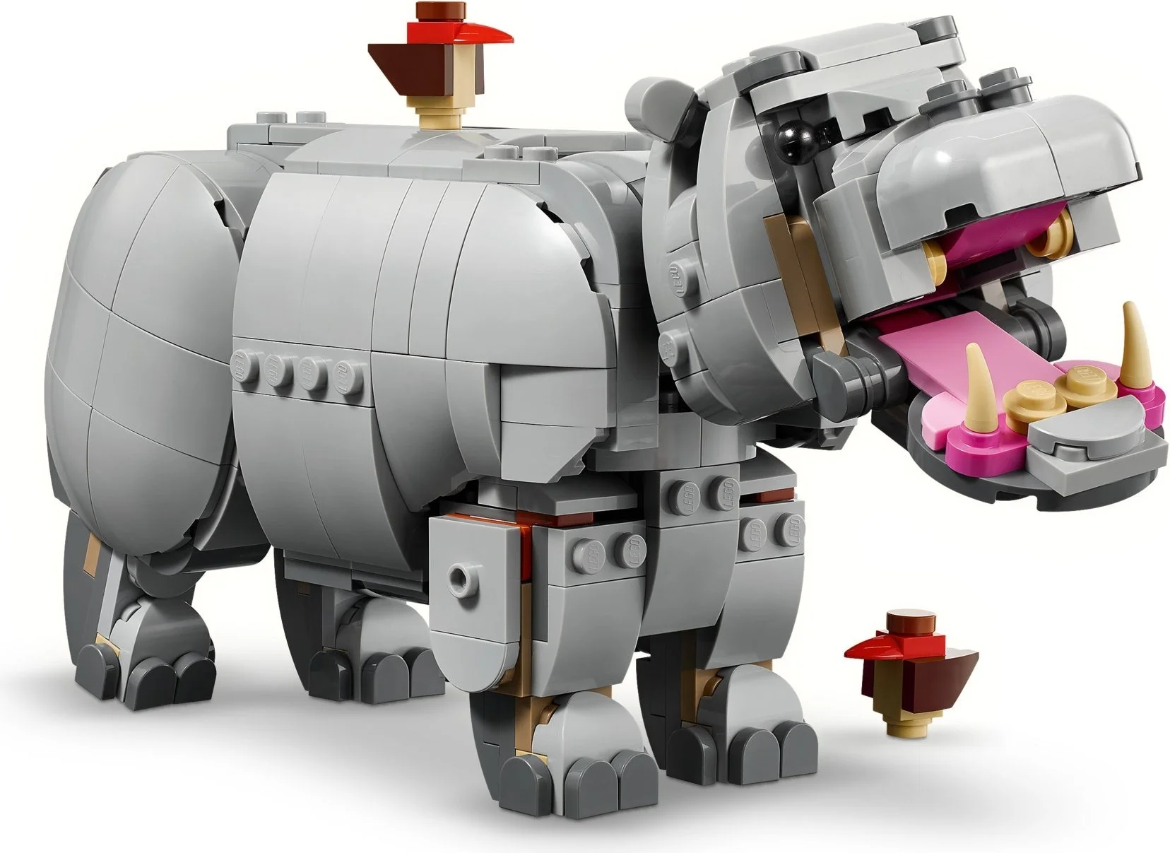 LEGO® 31171 3 w 1 Dzikie zwierzęta: dumny nosorożec z ptakami - zdjęcie 10