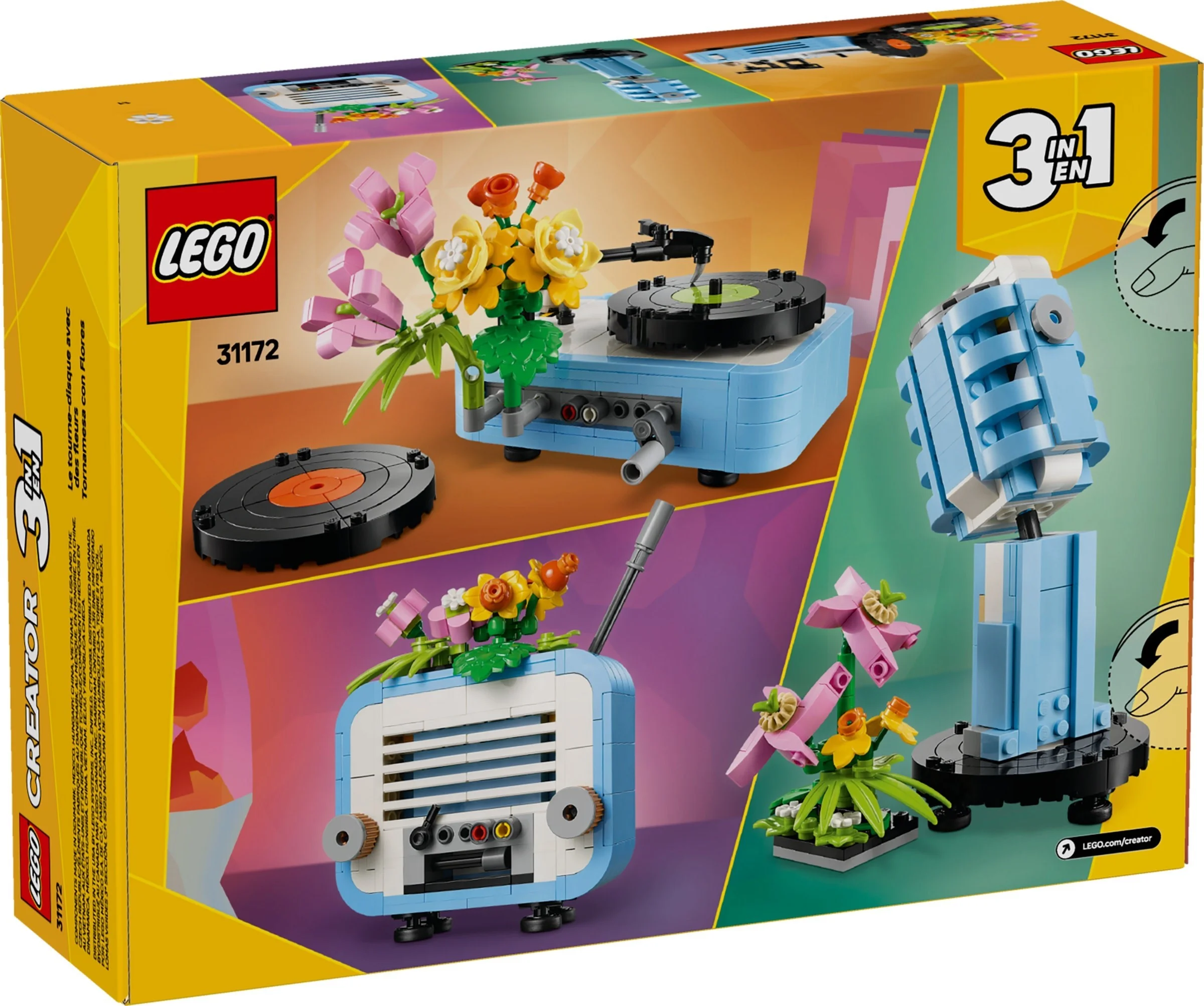 LEGO® 31172 3 w 1 Gramofon z kwiatami - zdjęcie 2