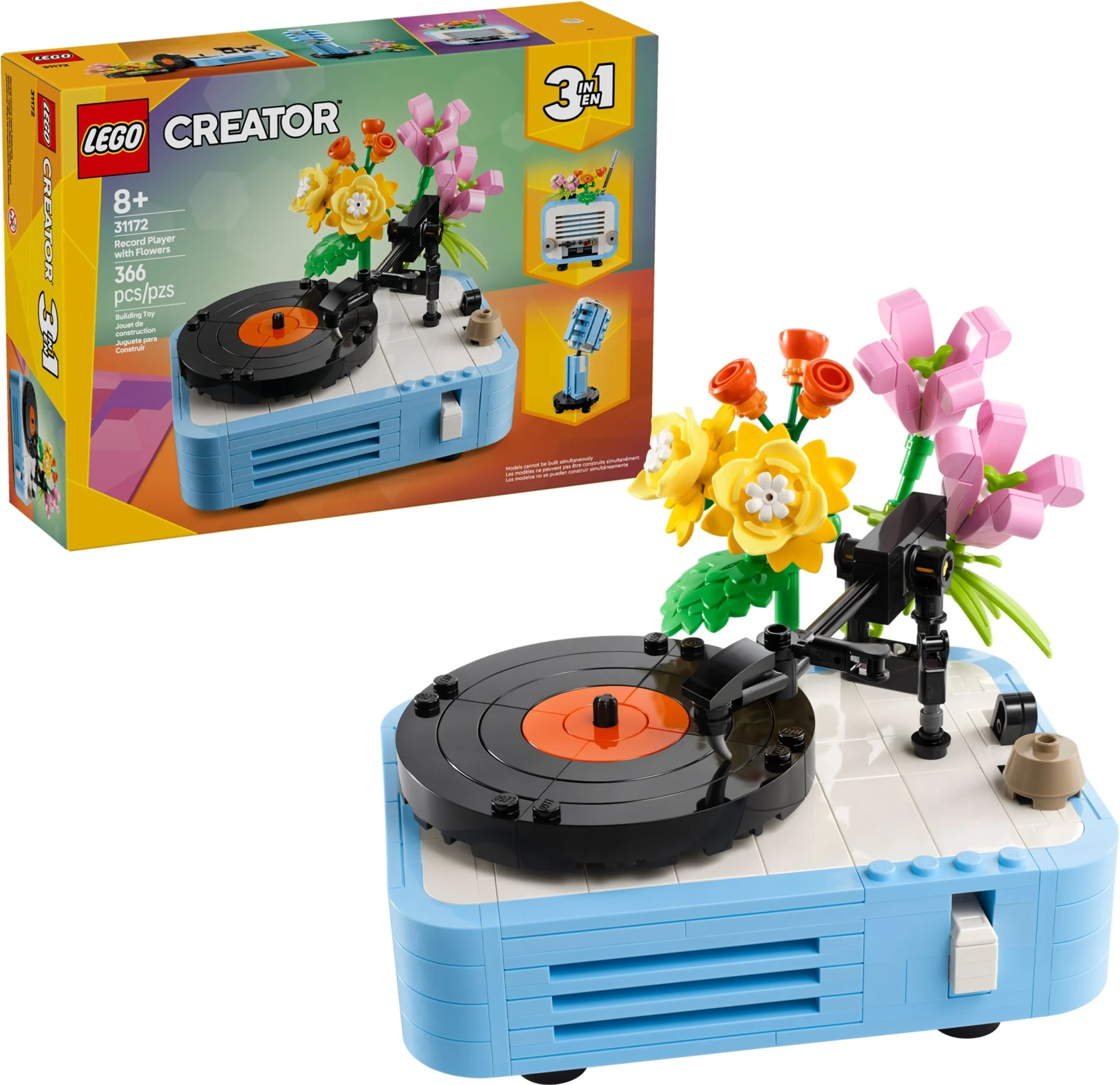 LEGO® 31172 3 w 1 Gramofon z kwiatami - zdjęcie 3