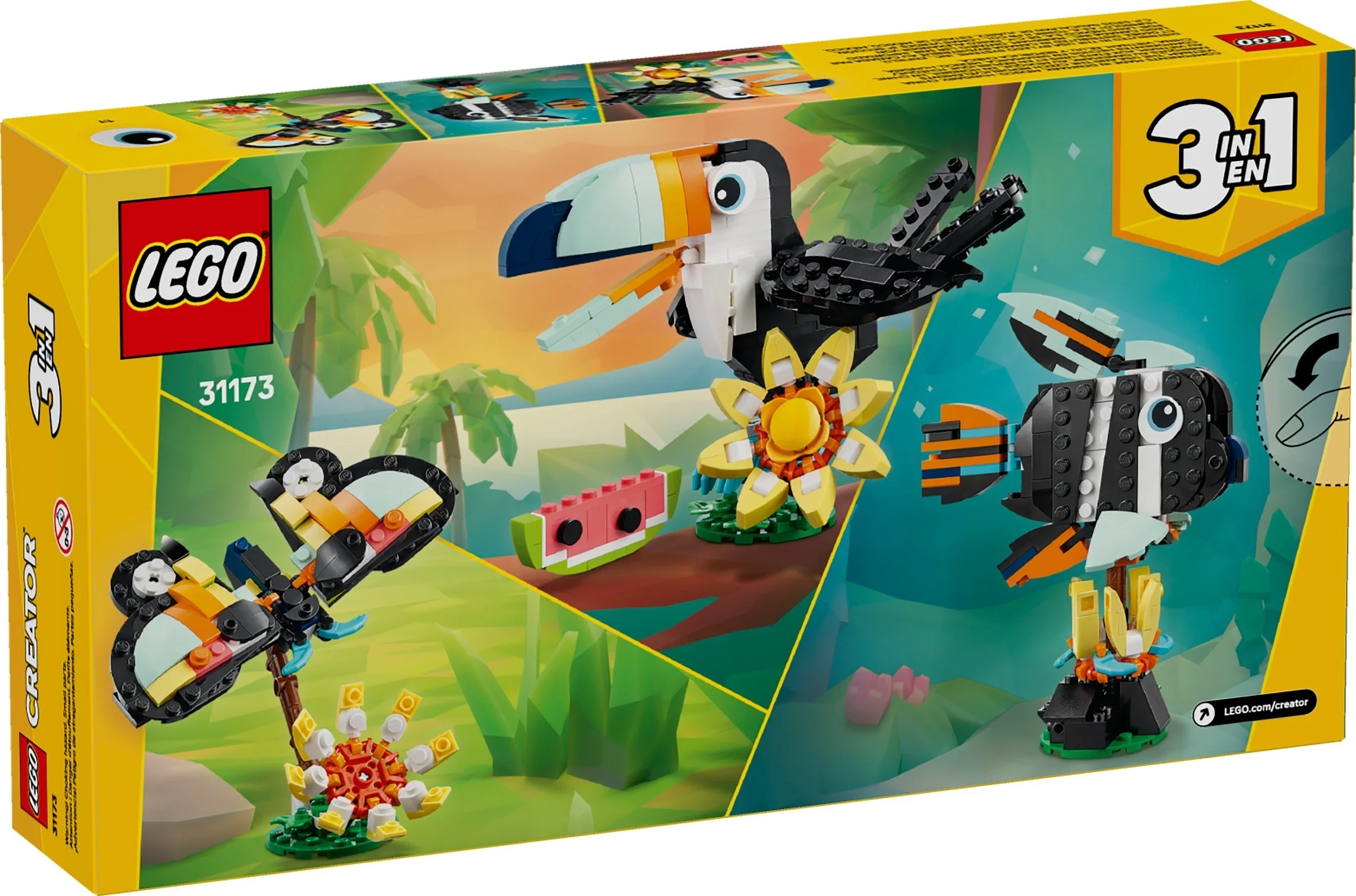 LEGO® 31173 Creator Dzikie Zwierzęta: Tropikalny Tukan - zdjęcie 1