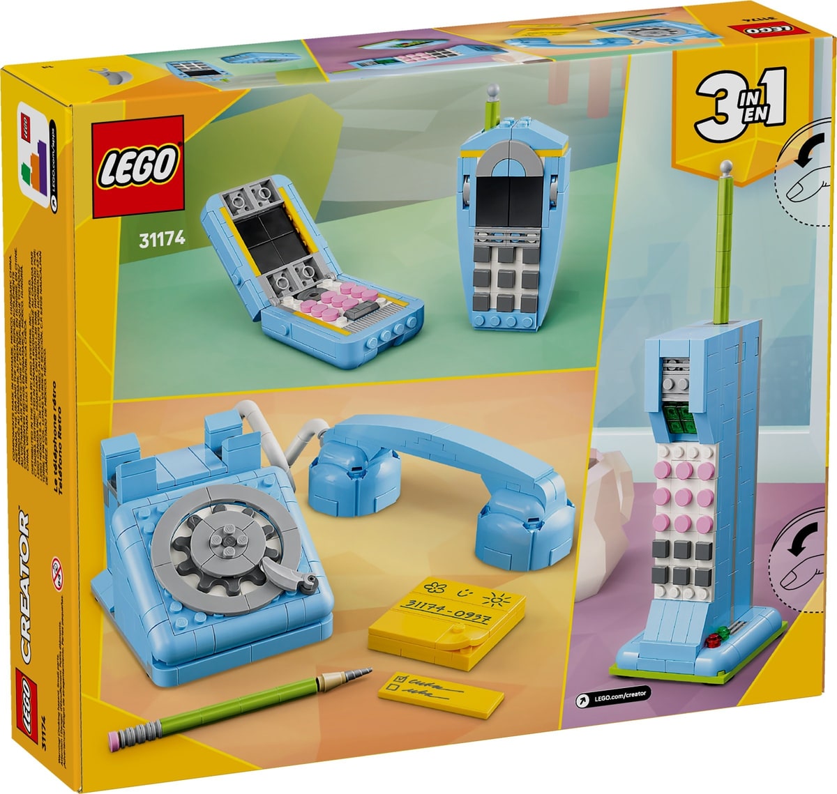 LEGO® 31174 Telefon w stylu retro - zdjęcie 4