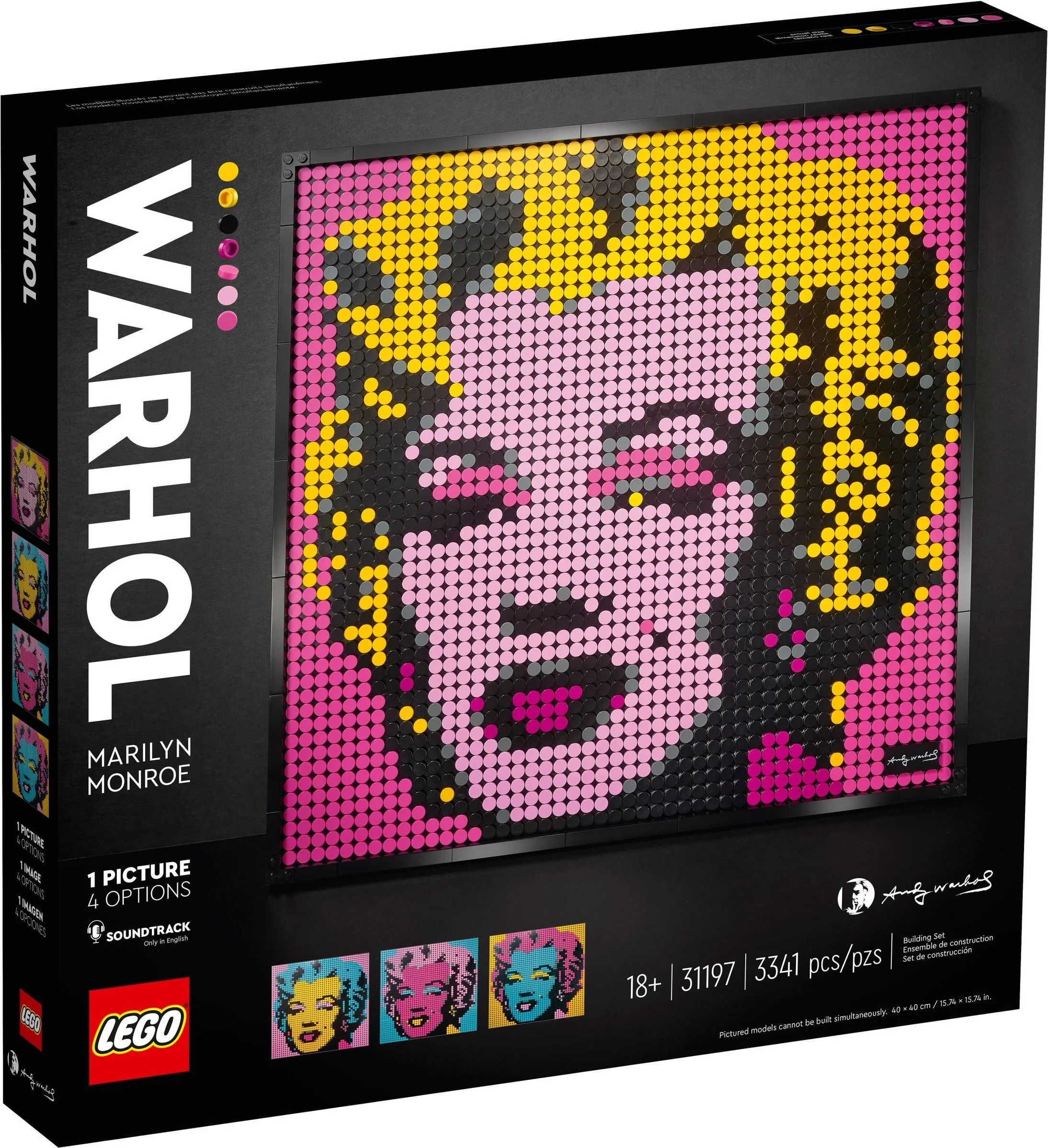 LEGO® 31197 ### Lego dots Art Andy Warhol's Marilyn Monroe pop-art portret - zdjęcie 2