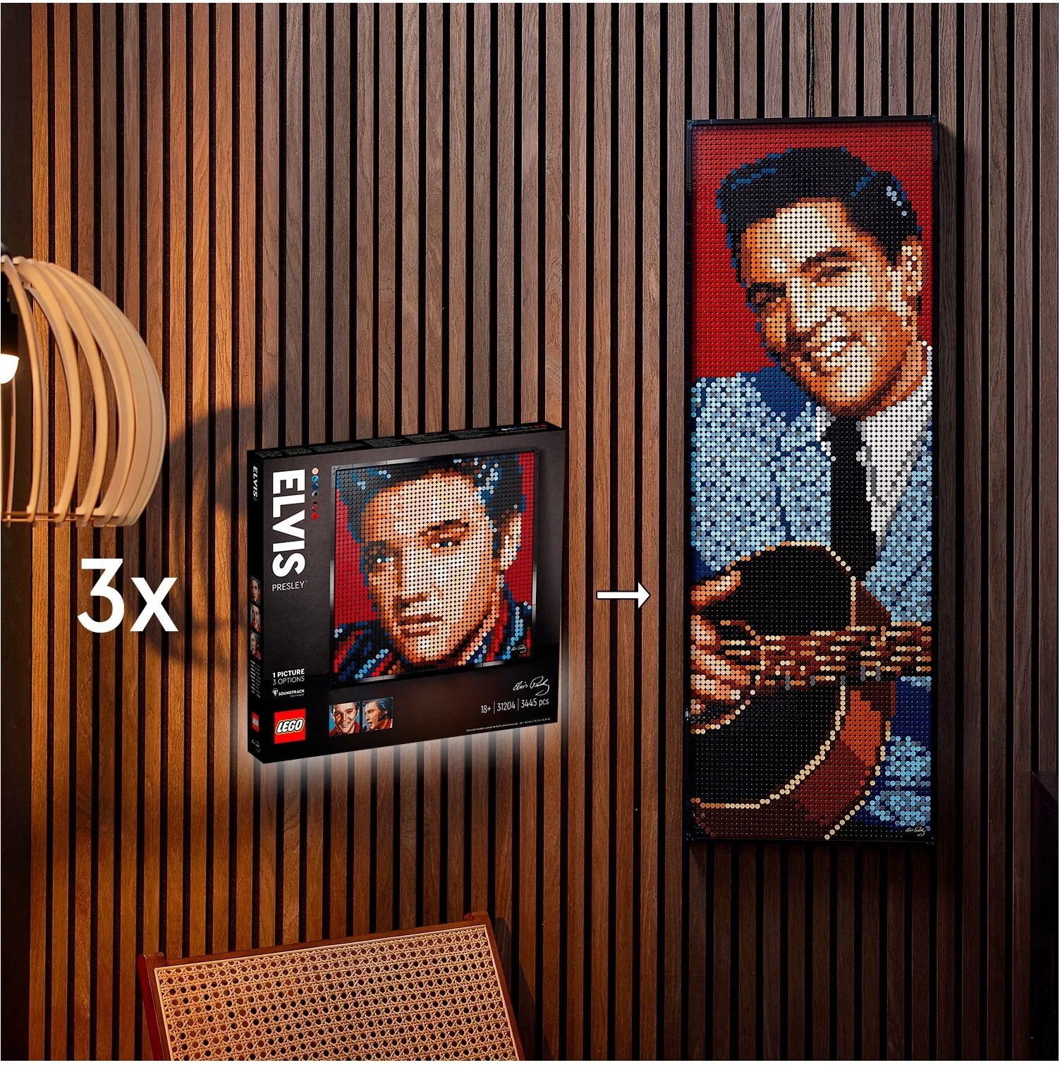 LEGO® 31204 LEGO ART Elvis Presley – Król - zdjęcie 9