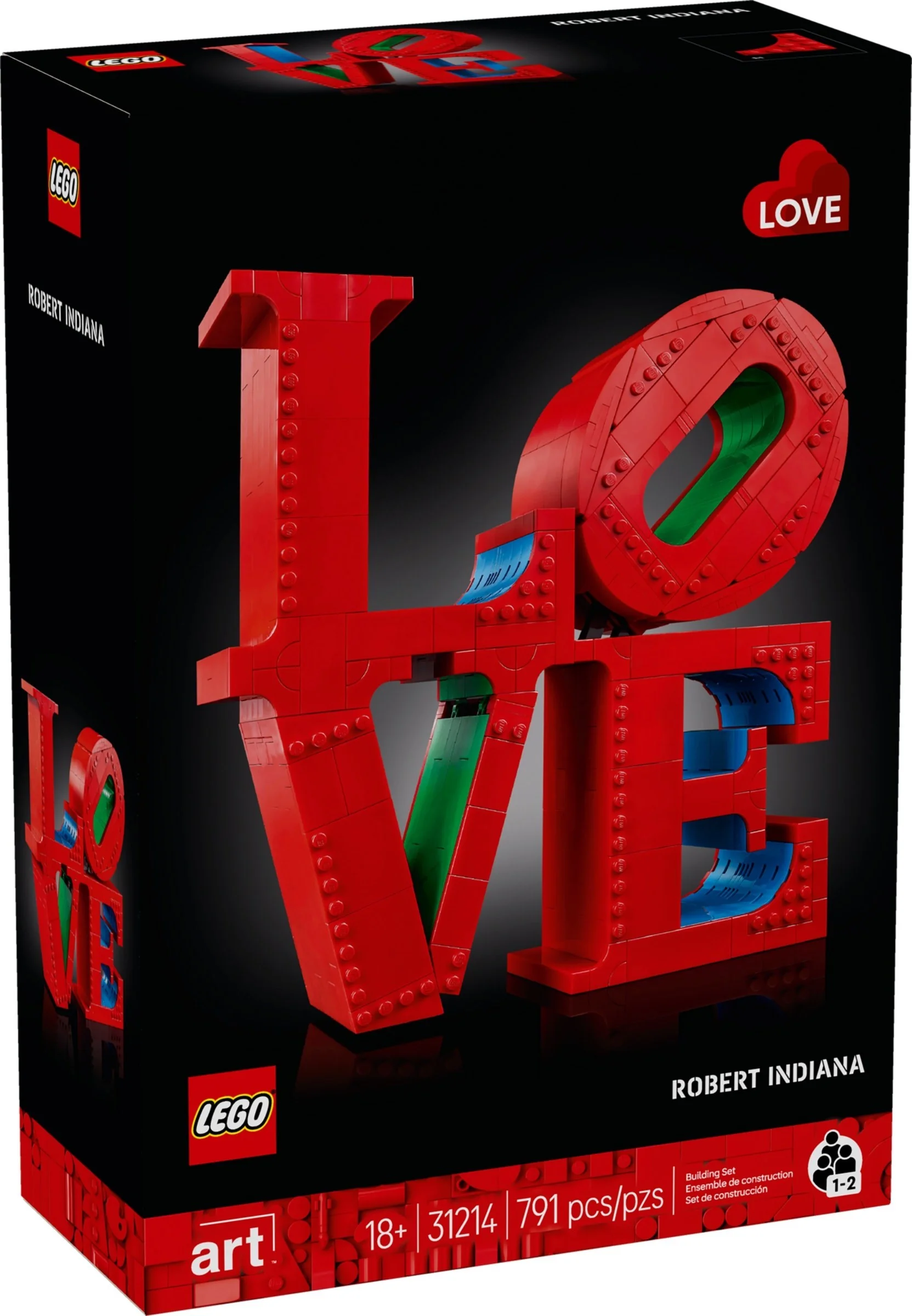 LEGO® 31214 Zestaw Klocków Lego Art Love Miłość Napis Love Top