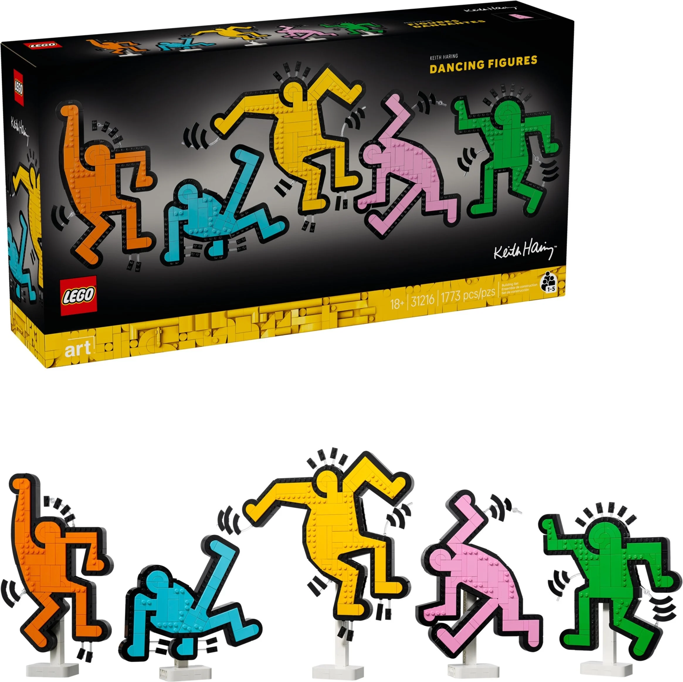 LEGO® 31216 Keith Haring - tańczące postacie - zdjęcie 3