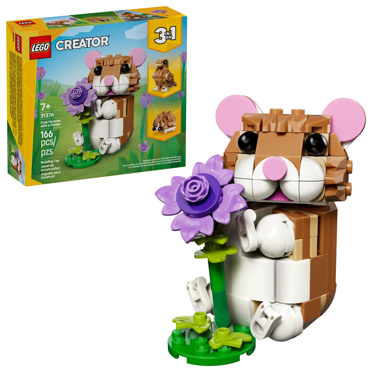 LEGO® 31376 LEGO Creator Uroczy chomik z kwiatkiem - zdjęcie 6