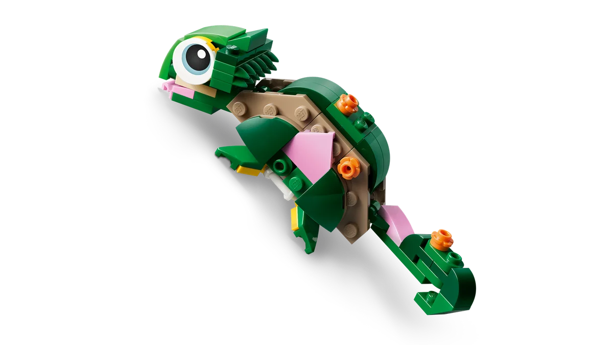LEGO® 31377 3W1 Klocki Żółw I Kwiat LILII Wodnej Kameleon Żabka - zdjęcie 6