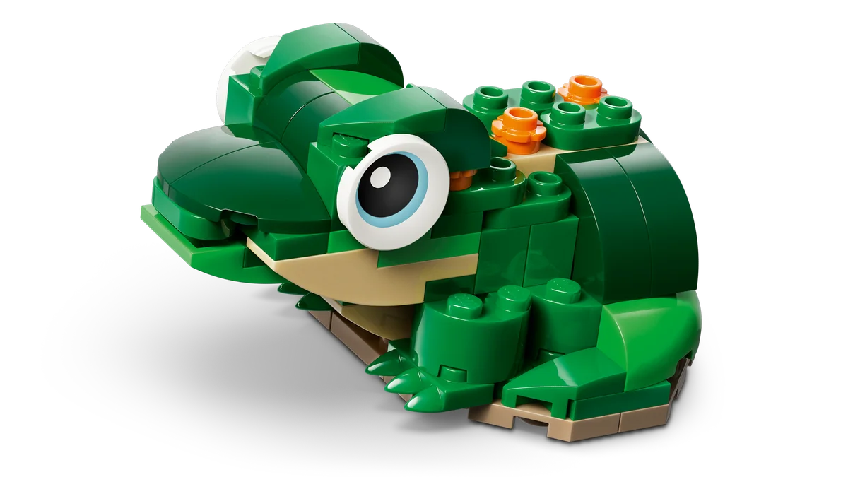 LEGO® 31377 3W1 Klocki Żółw I Kwiat LILII Wodnej Kameleon Żabka - zdjęcie 12