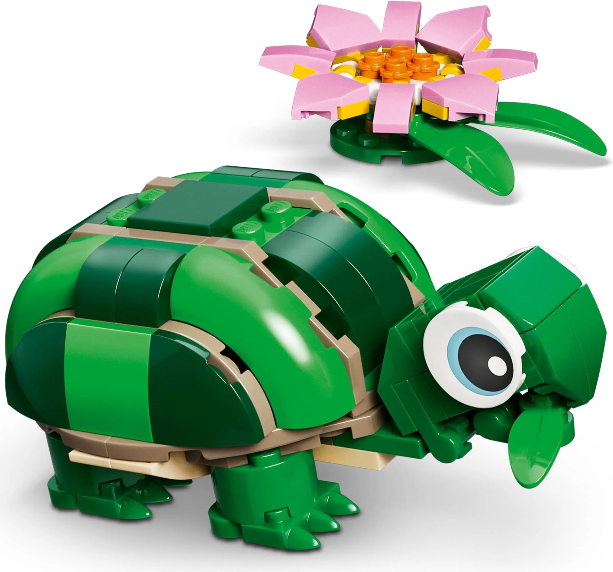 LEGO® 31377 3W1 Klocki Żółw I Kwiat LILII Wodnej Kameleon Żabka - zdjęcie 21