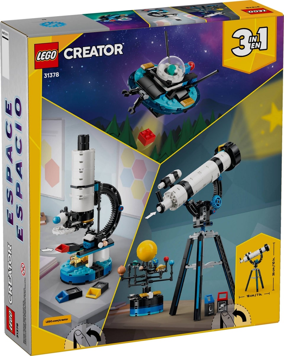 LEGO® 31378 Teleskop do odkrywania kosmosu - zdjęcie 3