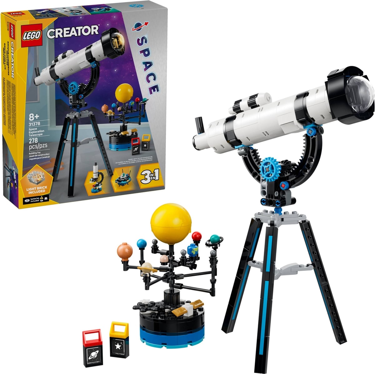 LEGO® 31378 Teleskop do odkrywania kosmosu - zdjęcie 5
