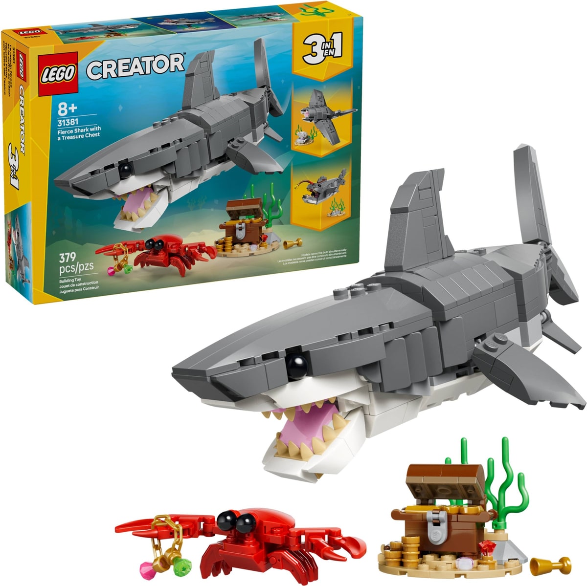 LEGO® 31381 Groźny rekin i skrzynia ze skarbem - zdjęcie 5