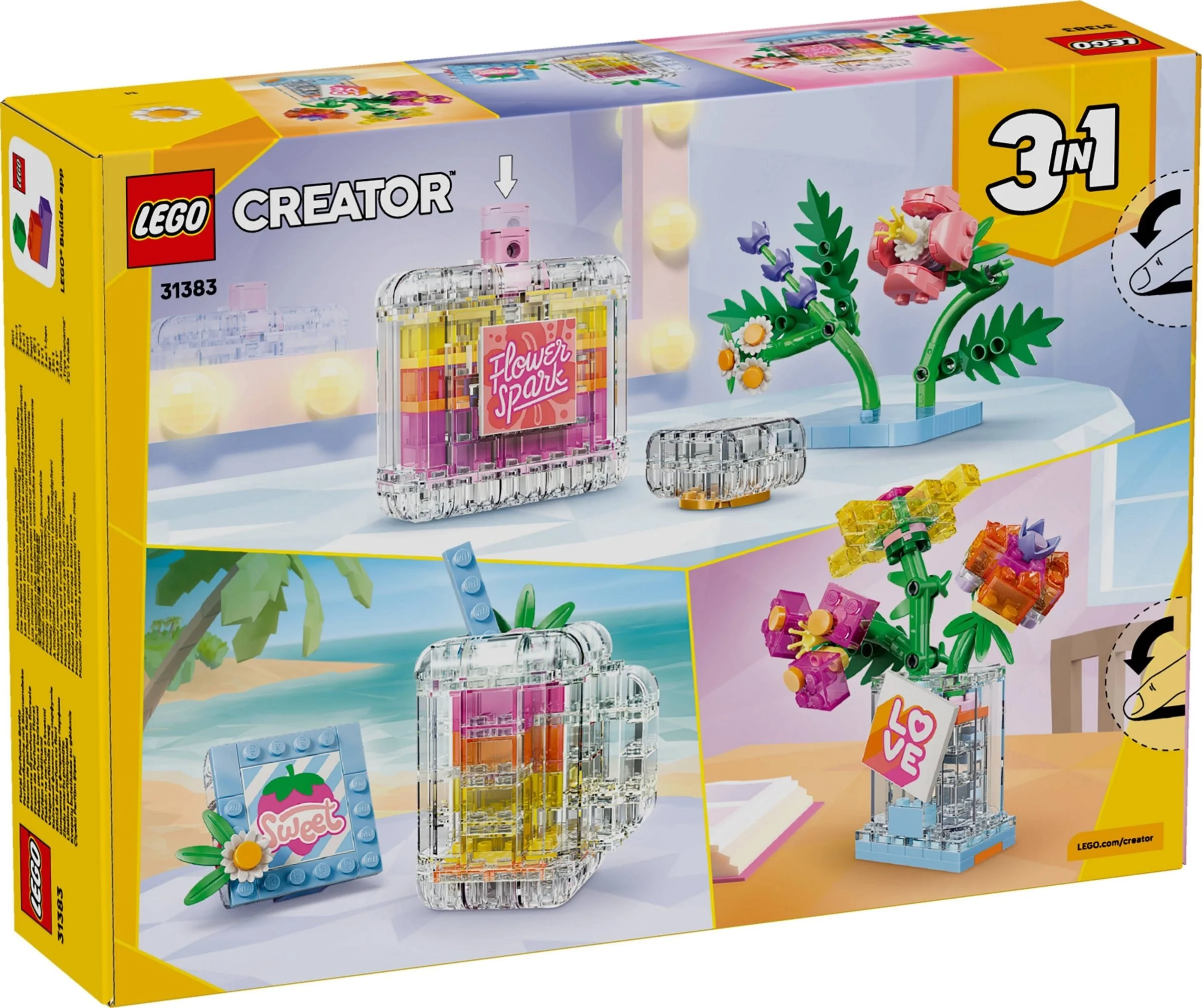 LEGO® 31383 Flakon perfum z kwiatową ozdobą - zdjęcie 2