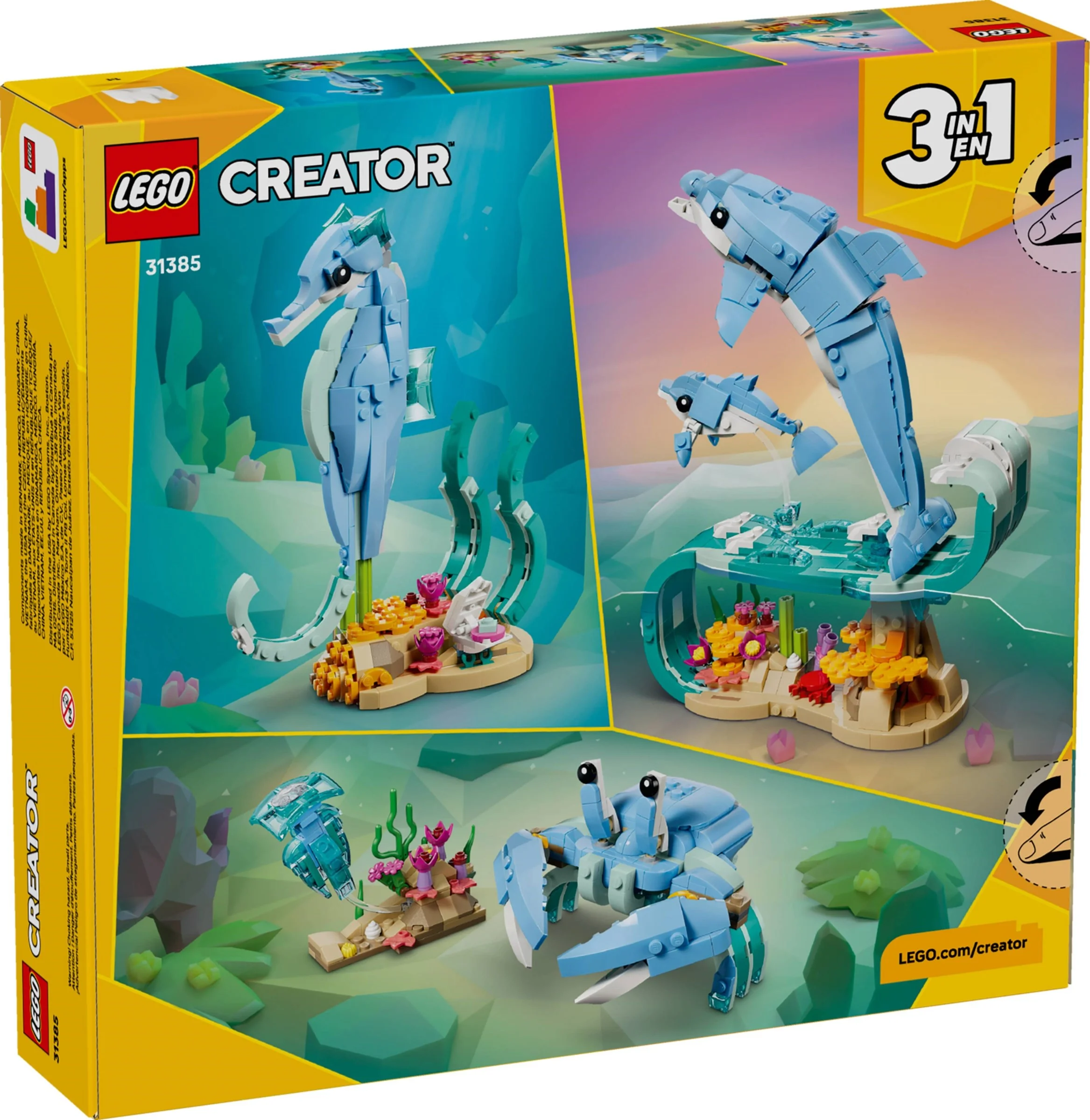 LEGO® 31385 Zwierzęta Morskie: Piękny Delfin - zdjęcie 2
