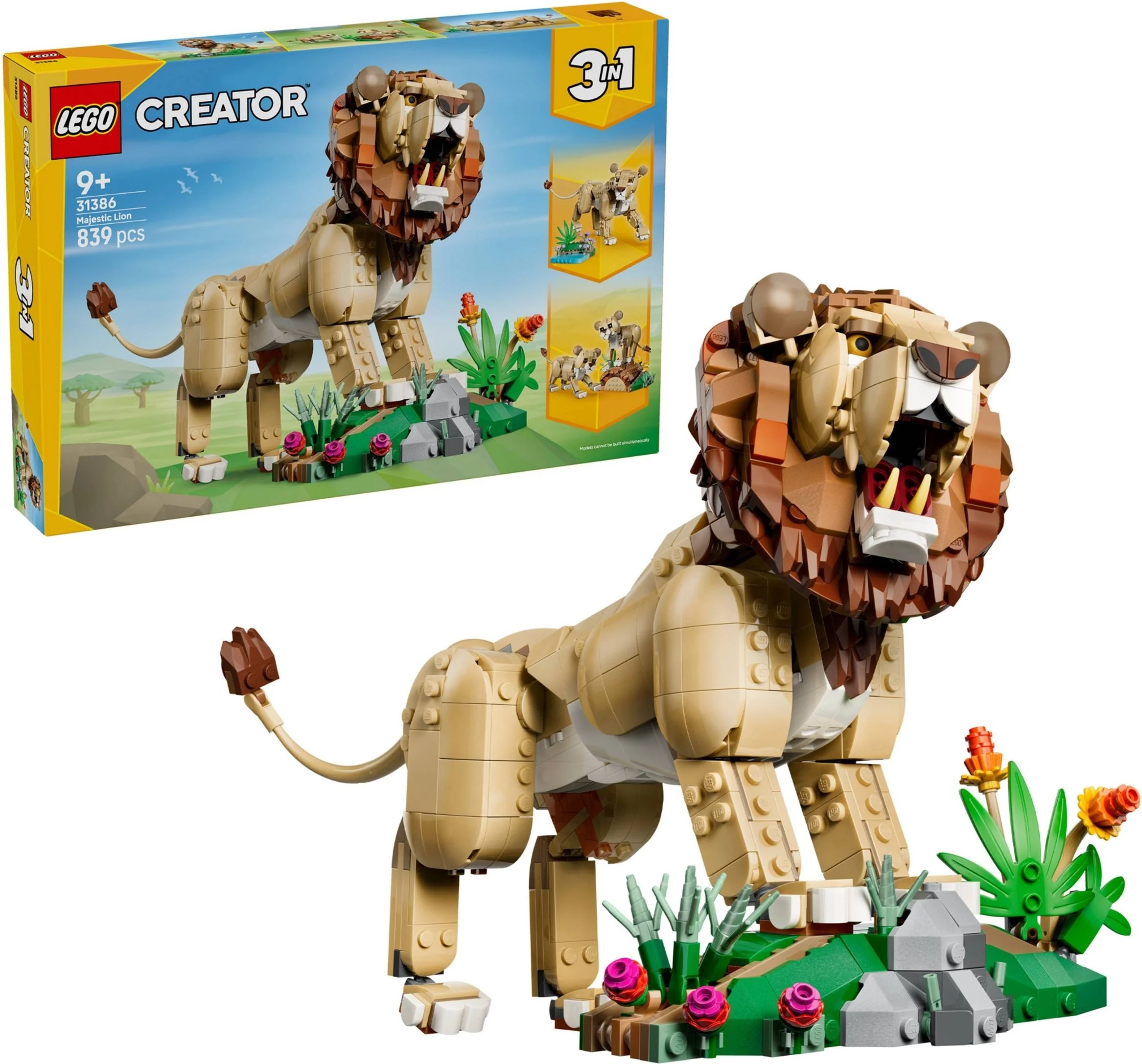 LEGO® 31386 Dzikie zwierzęta: Dumny lew - zdjęcie 3