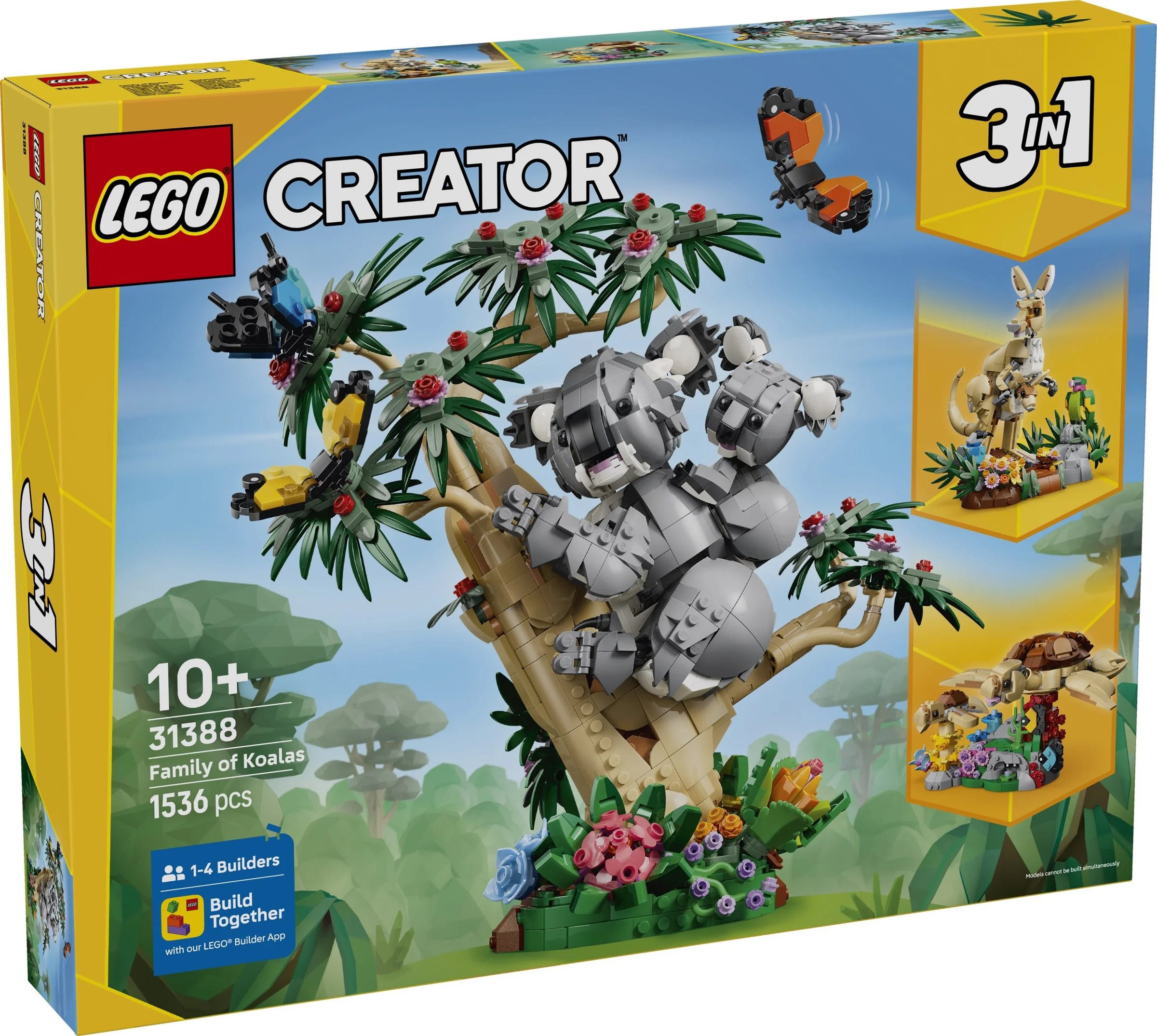 LEGO® 31388 Dzikie zwierzęta: Rodzina koali - zdjęcie 1