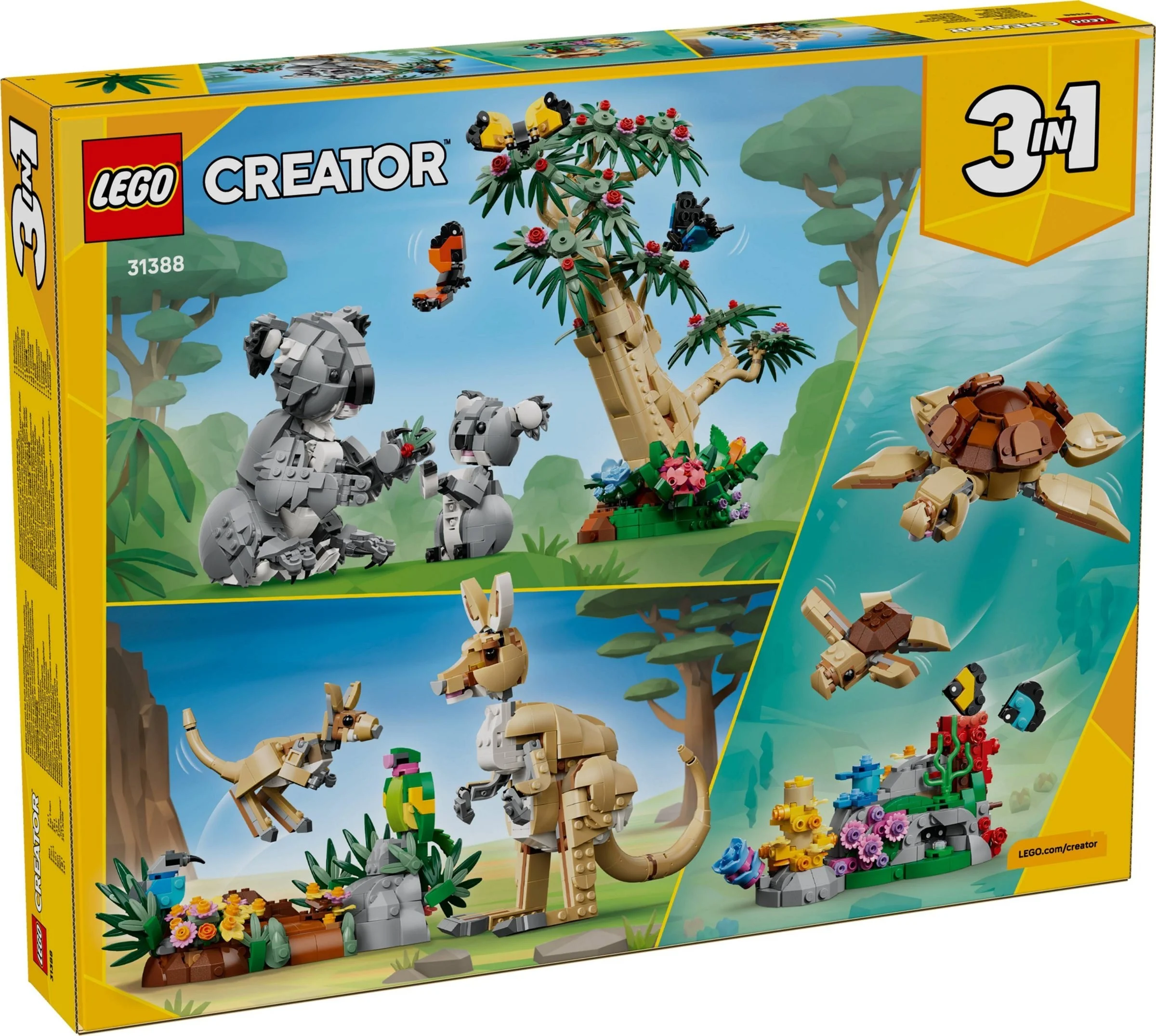 LEGO® 31388 Dzikie zwierzęta: Rodzina koali - zdjęcie 2