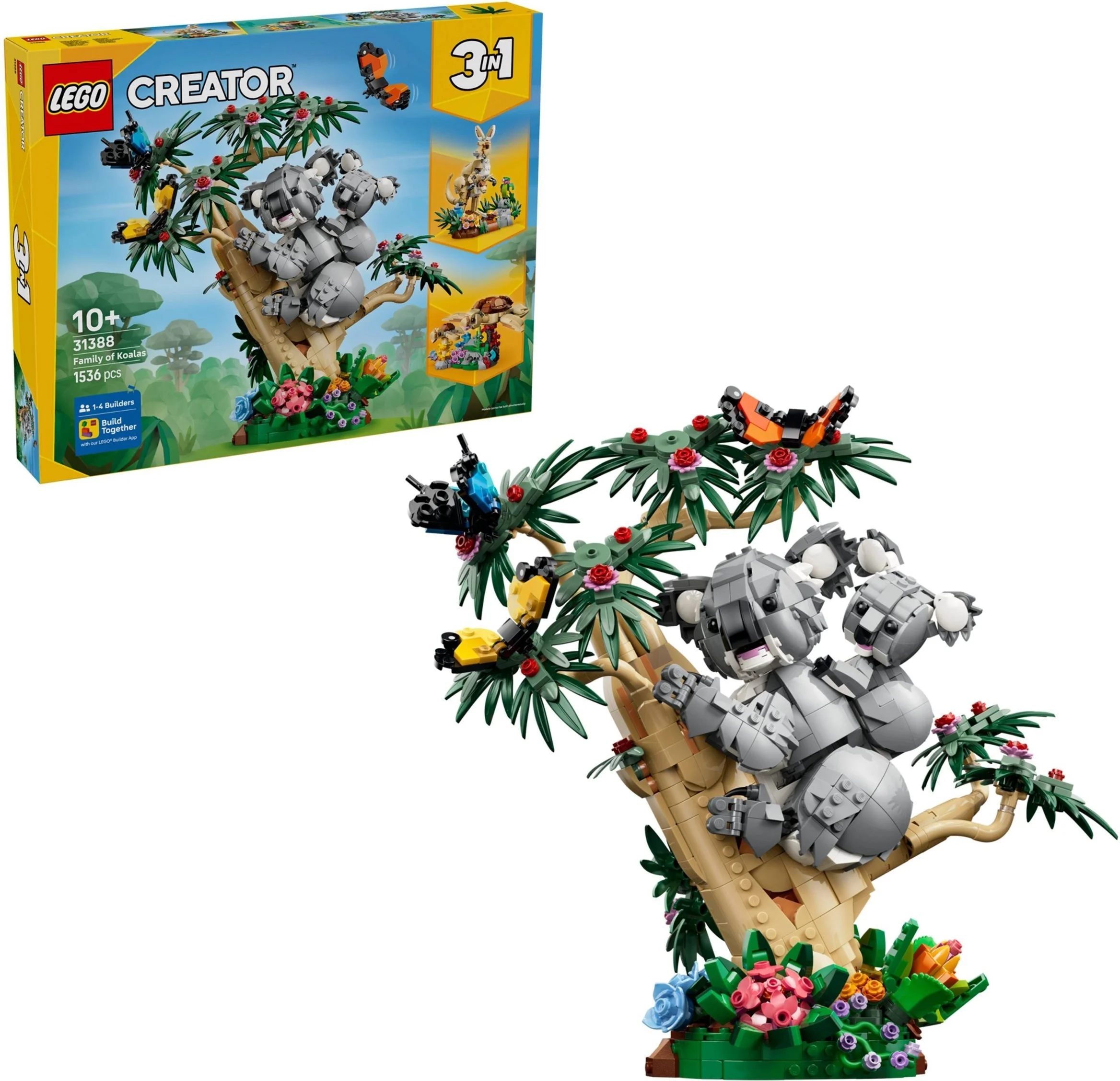 LEGO® 31388 Dzikie zwierzęta: Rodzina koali - zdjęcie 3