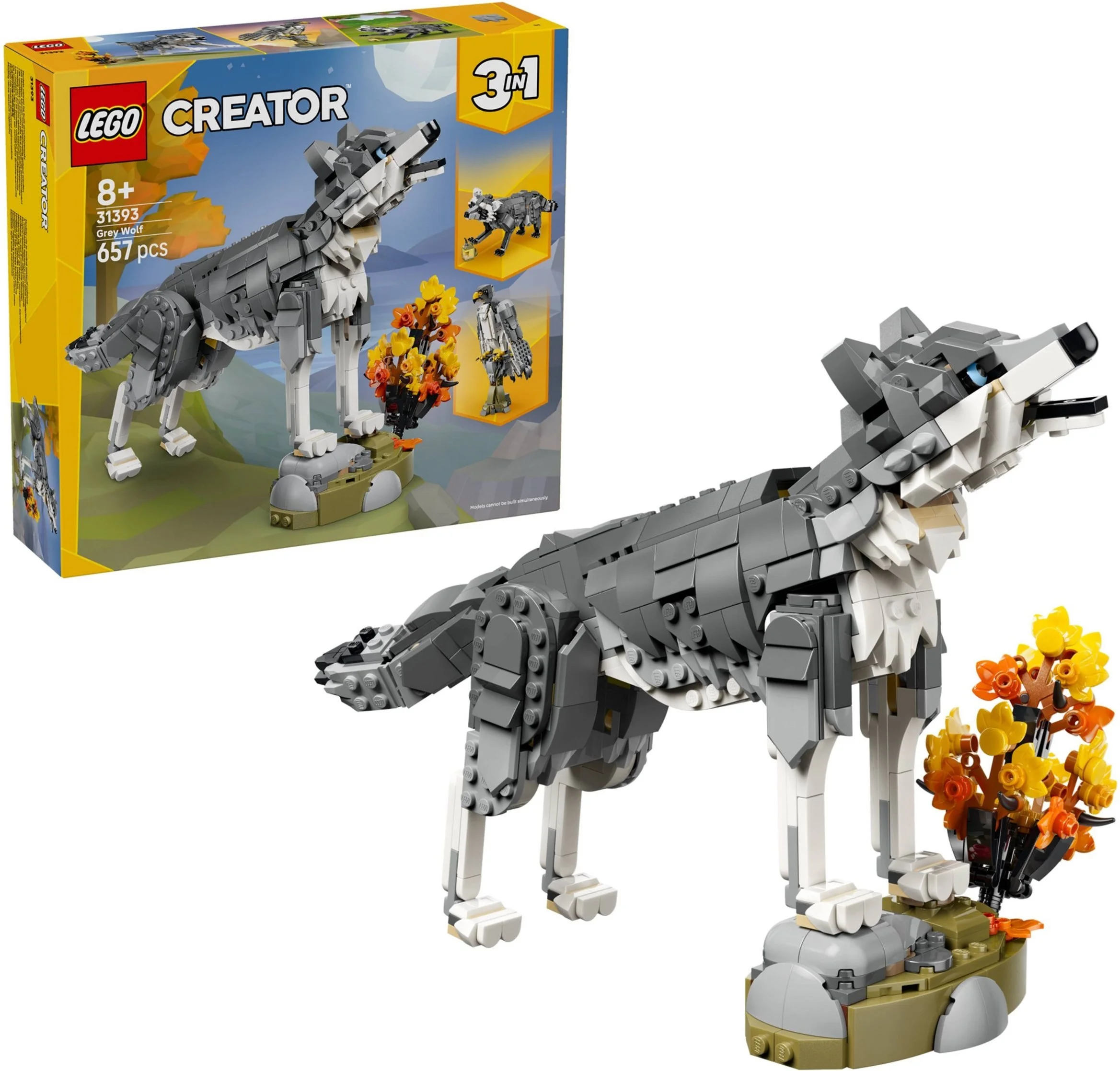 LEGO® 31393 Leśne zwierzęta: Wilk szary - zdjęcie 3