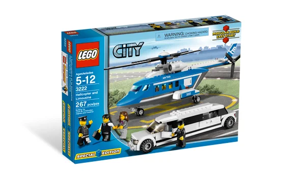 LEGO® 3222 Limuzyna i helikopter. Nowy, zdjęcia - zdjęcie 4