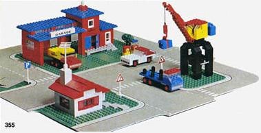 Town Center Set with Roadways