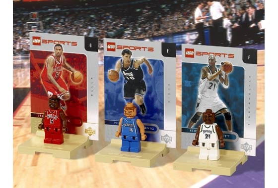 Lego 3564 Nba Allen Iverson Karl Malone Steve Francis Nowe Figurki