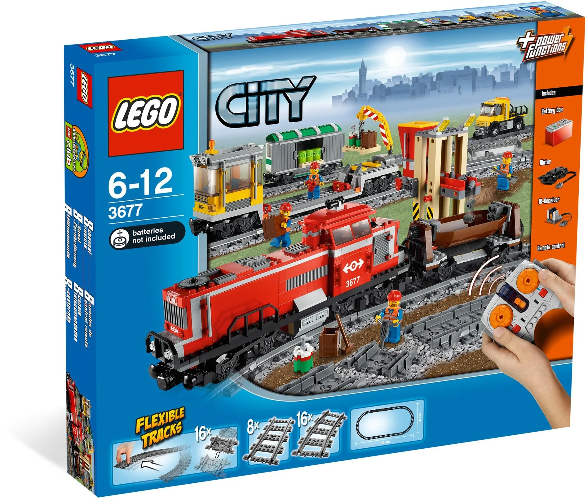 LEGO® 3677 Pociąg towarowy, czerwony Unikat - zdjęcie 3
