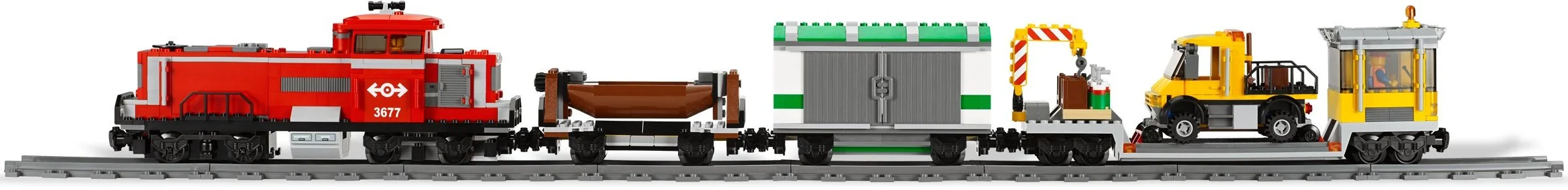 LEGO® 3677 Pociąg towarowy, czerwony Unikat - zdjęcie 7