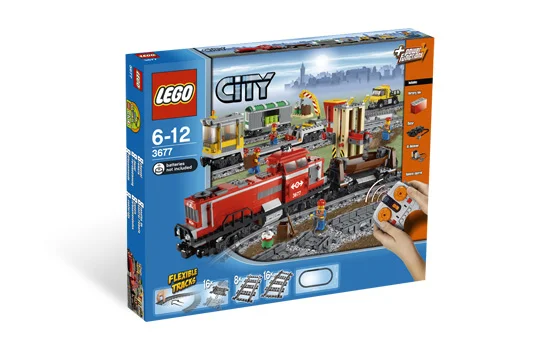 LEGO® 3677 Pociąg towarowy, czerwony Unikat - zdjęcie 11