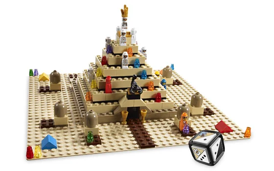 LEGO® 3843 Pyramid gra planszowa Piramida Ramzes Egipt Faraon Misb - zdjęcie 4