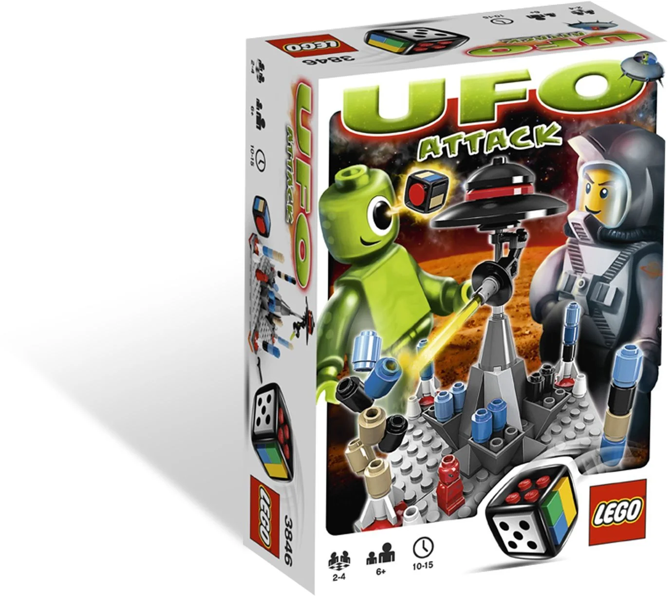 LEGO® 3846 Gra Planszowa Ufo Attack – Zabawa dla Dzieci i Dorosłych Unikat - zdjęcie 10